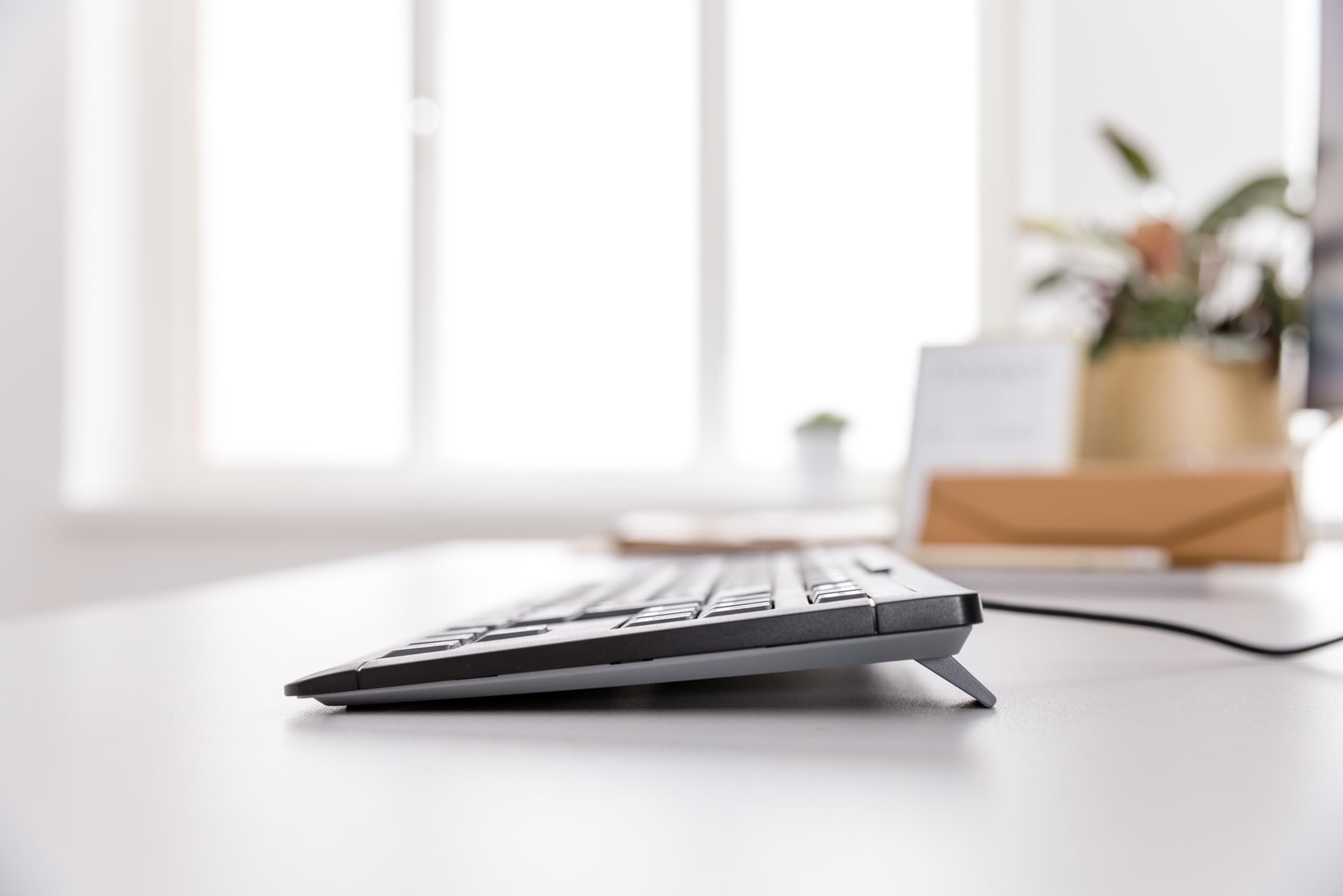 Cherry Stream Keyboard Tkl Wired Usb Keyboard Tenkeyless Compact Version Without Number Pad. Super Silent Keystroke. Ideal For O