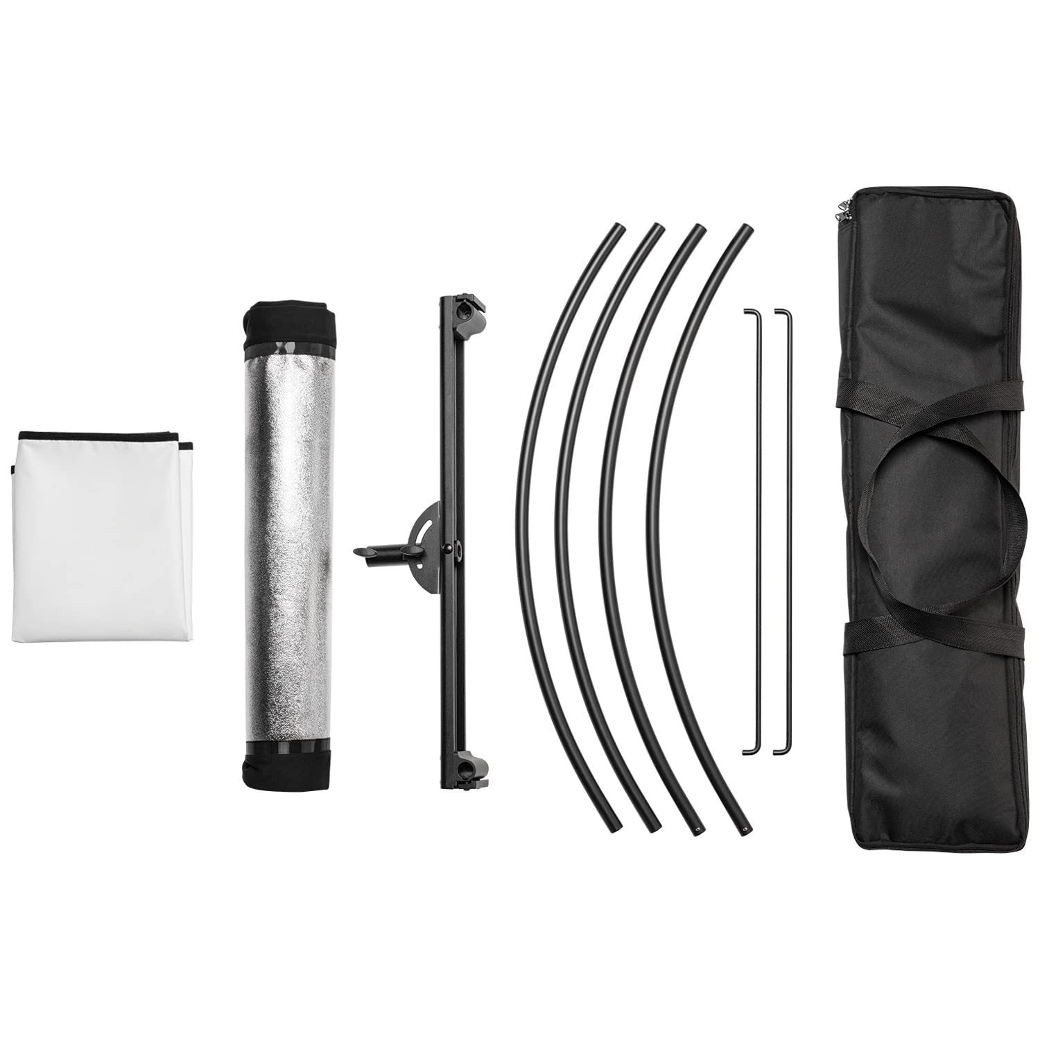 Westcott Eyelighter 3   The Original Curved Reflector. Includes Silver, White, And Sunlight Fabrics For Portrait And Headshot Ph