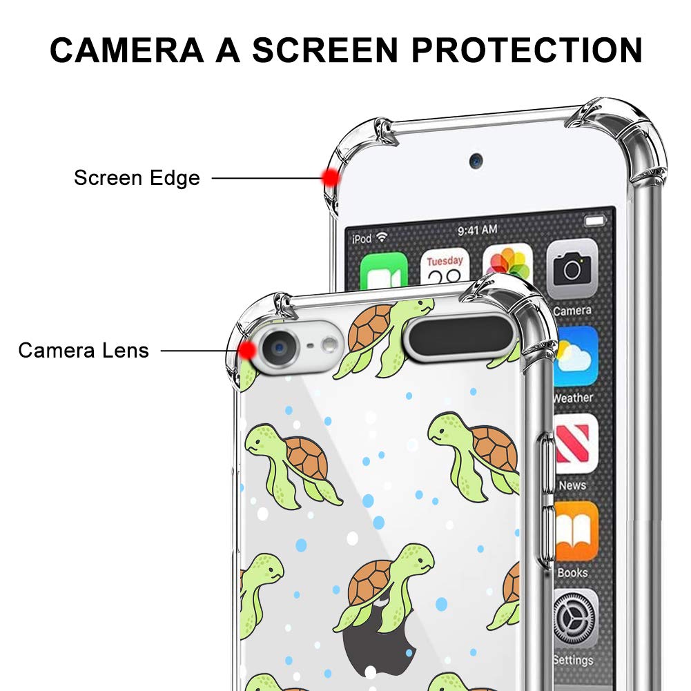 Ziye Compatible With Ipod Touch 7Th Generation Case,Ipod Touch 6 5 Case Clear,Shockproof Protective Case For Ipod Touch 5/Ipod T