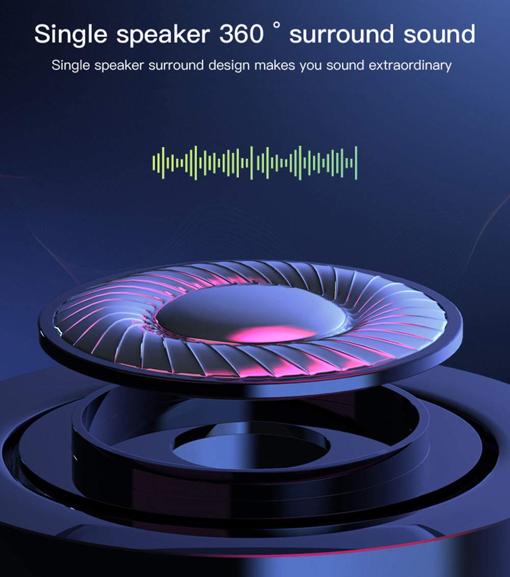 Eavo Mini Portable Speakers, 3W 36Mm Microphone Speaker Line In Speaker With 3.5Mm Aux Audio Jack And Plug In Clear Bass Micro F