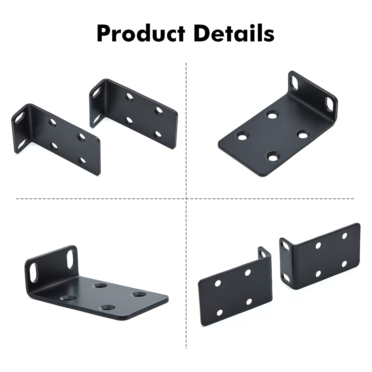Mokerlink 1U Rack Mount Kit Compatible For Cisco 17.3 Inch Wide Switches, Compatible Ck 300Rm 19 Rackmount Ear