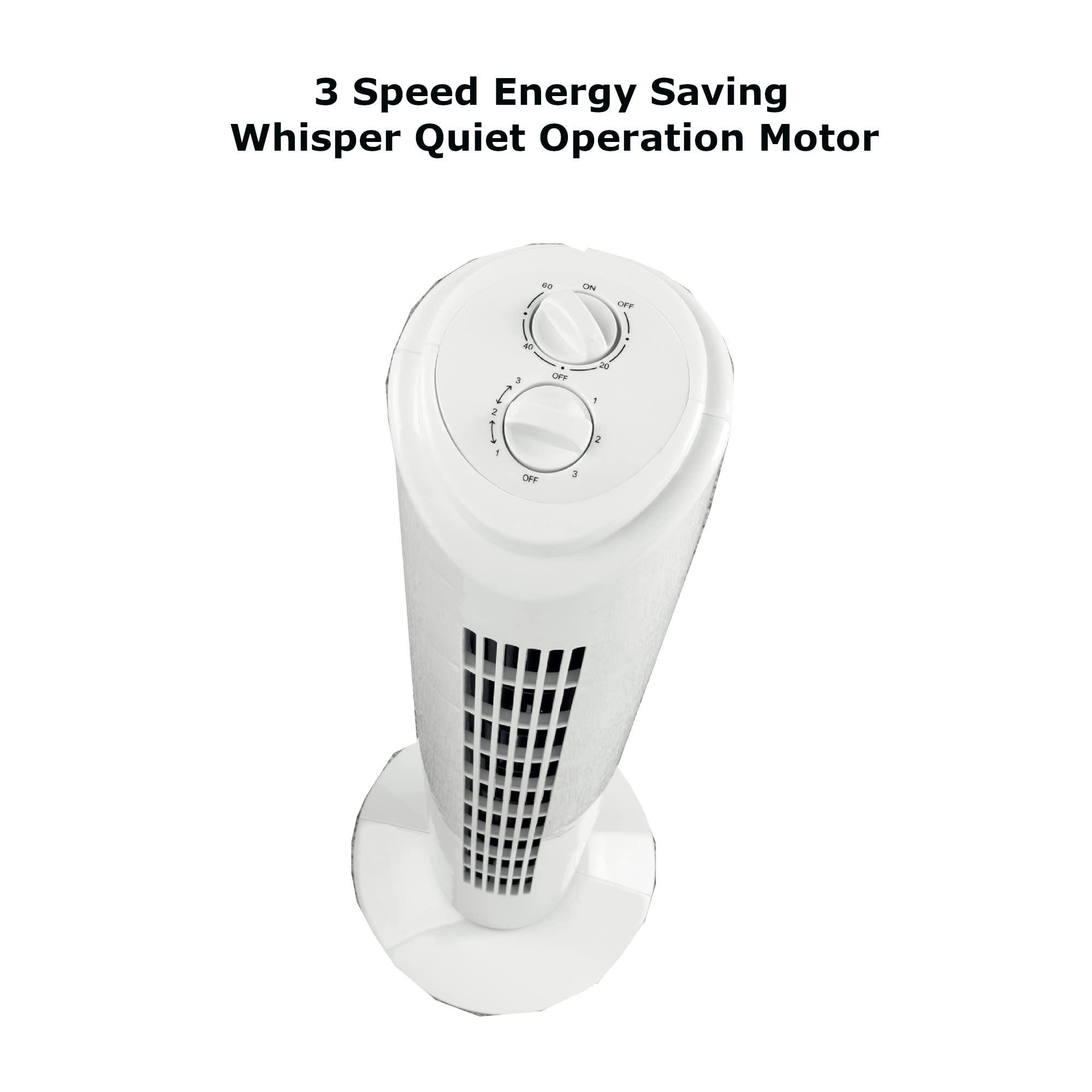 Optimus F 8449Wh F Indoor Plug In Fan, Household, White