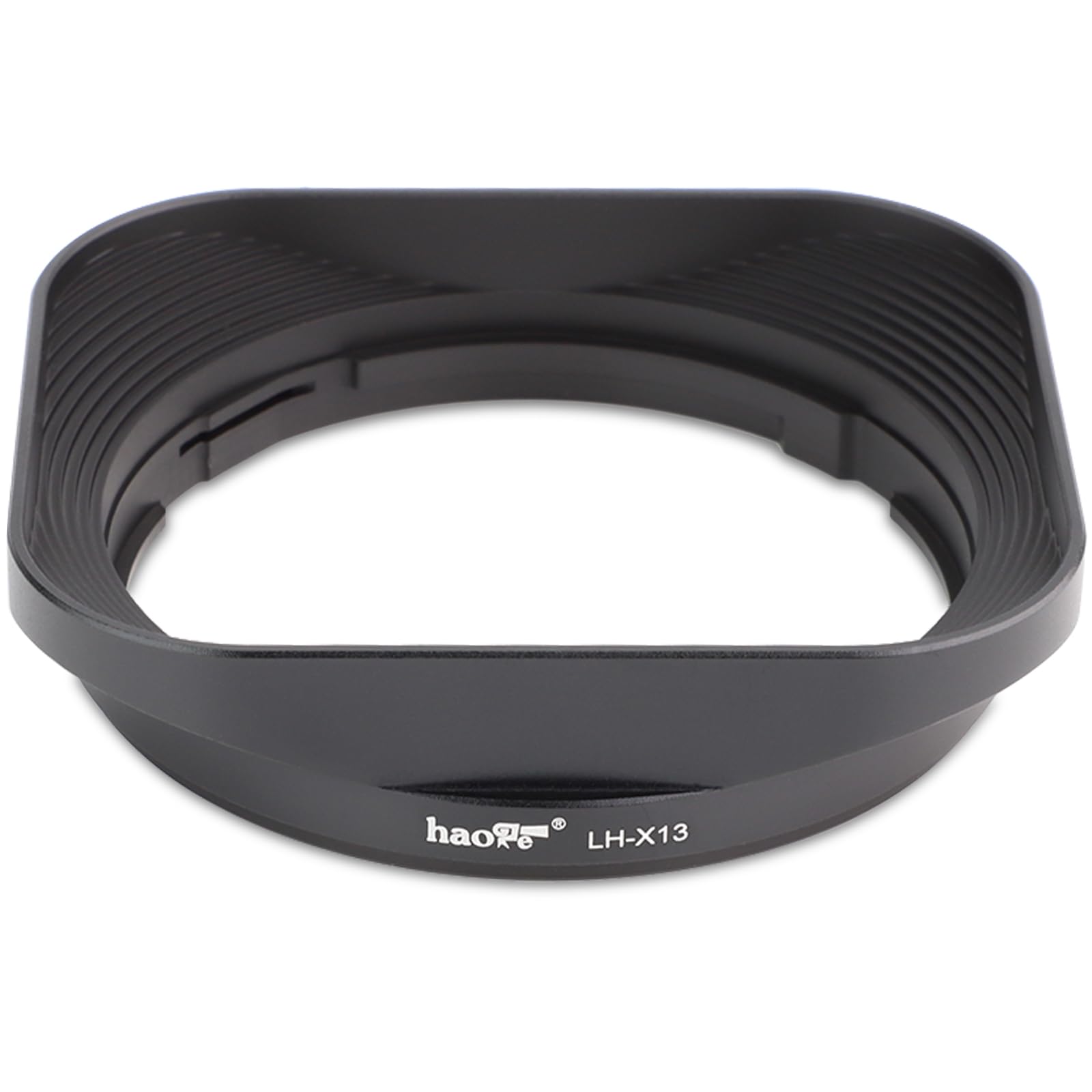 Haoge Lh X13 Bayonet Square Metal Lens Hood For Fujifilm Xf 18 55Mm F2.8 4.0 R Lm Ois Fuji Fujinon Xf 14Mm F2.8 R Lens On X Pro3
