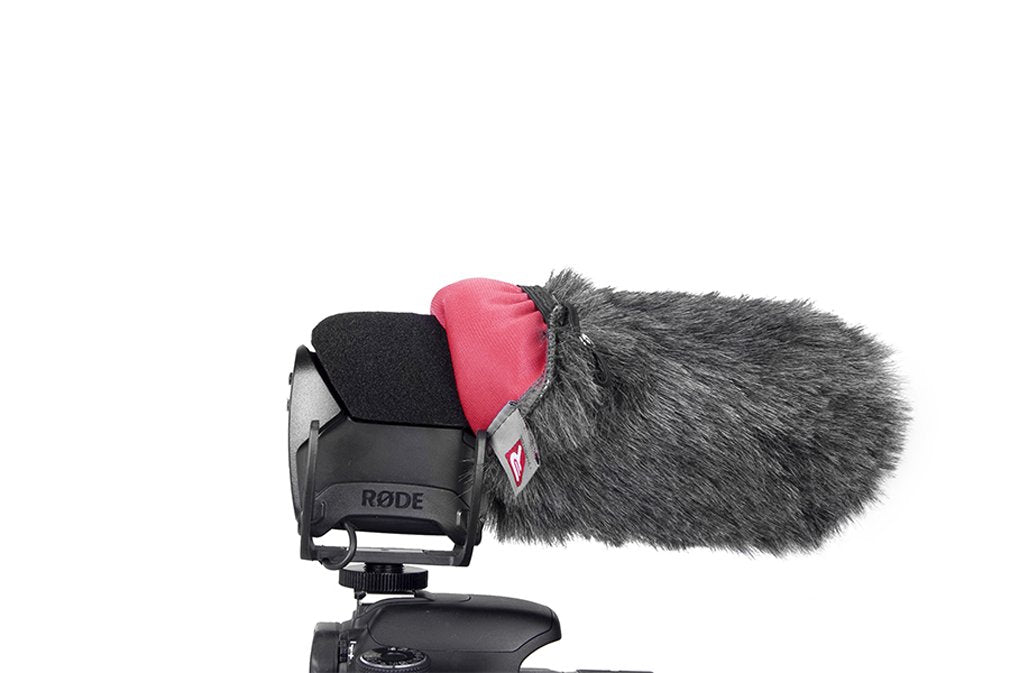 Rycote Mini Windjammer For Rode Videomic Pro With Rycote Lyre Suspension, Fur Windshield