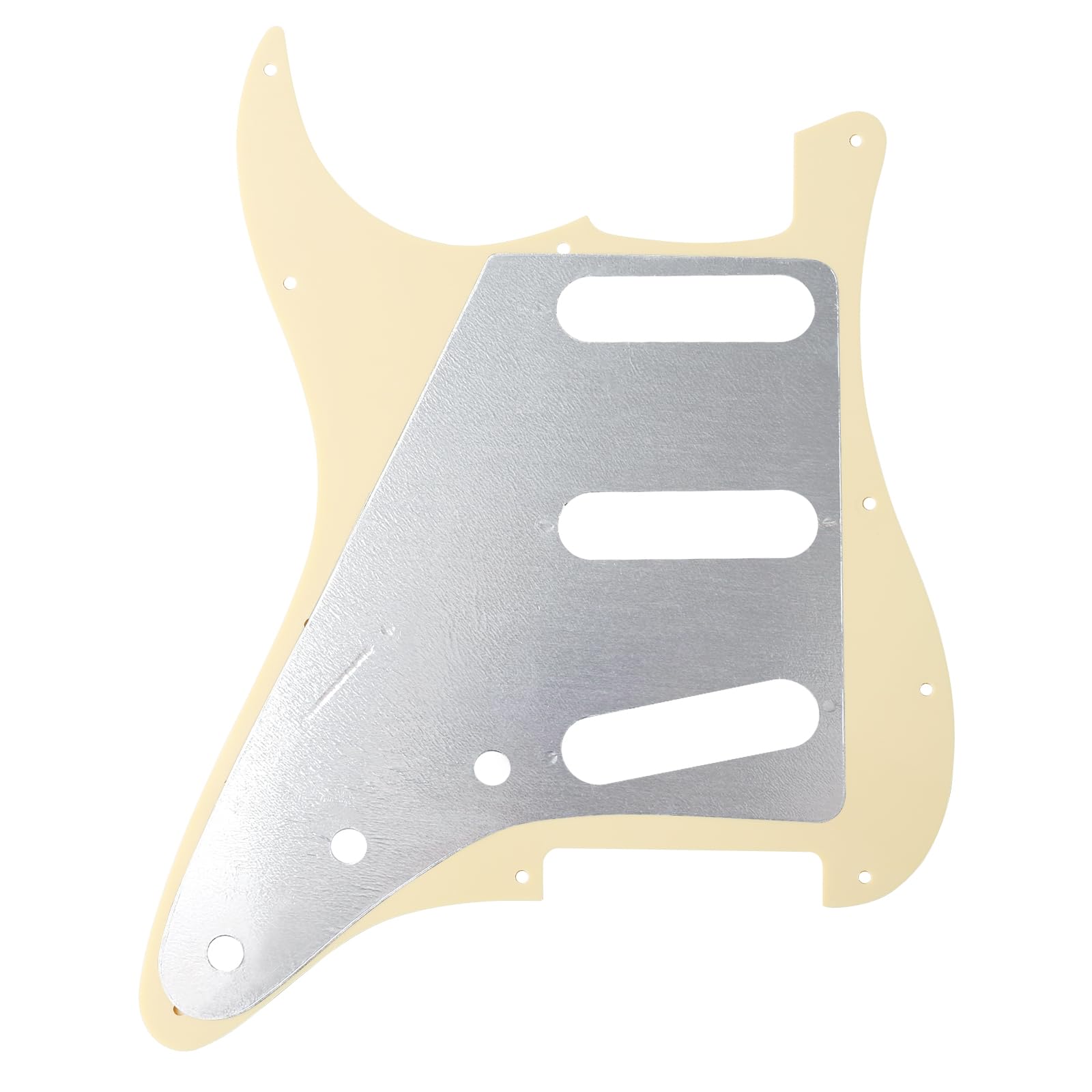 Banworks 1 Ply Strat Sss Pickguard 11-Hole Electric Guitar Pickguard Scratch Plate For Usa/Mexican Fender Modern Style Standard