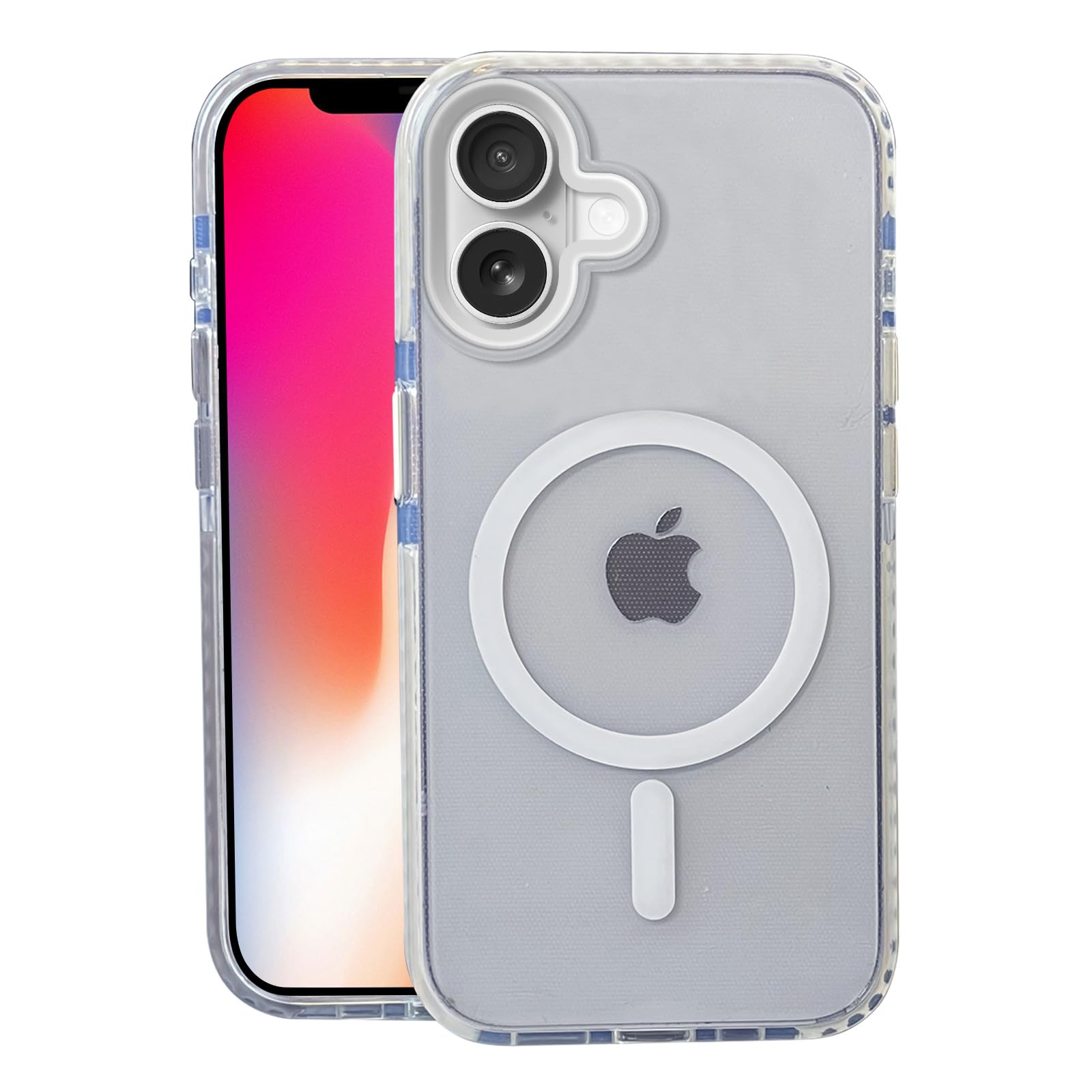 Nimeey for iPhone 17 Case,MagSafe Compatible,Matte Soft Slim Shockproof Cover,Anti-Fingerprint,Anti-Yellowing,Anti-Scratch Back,