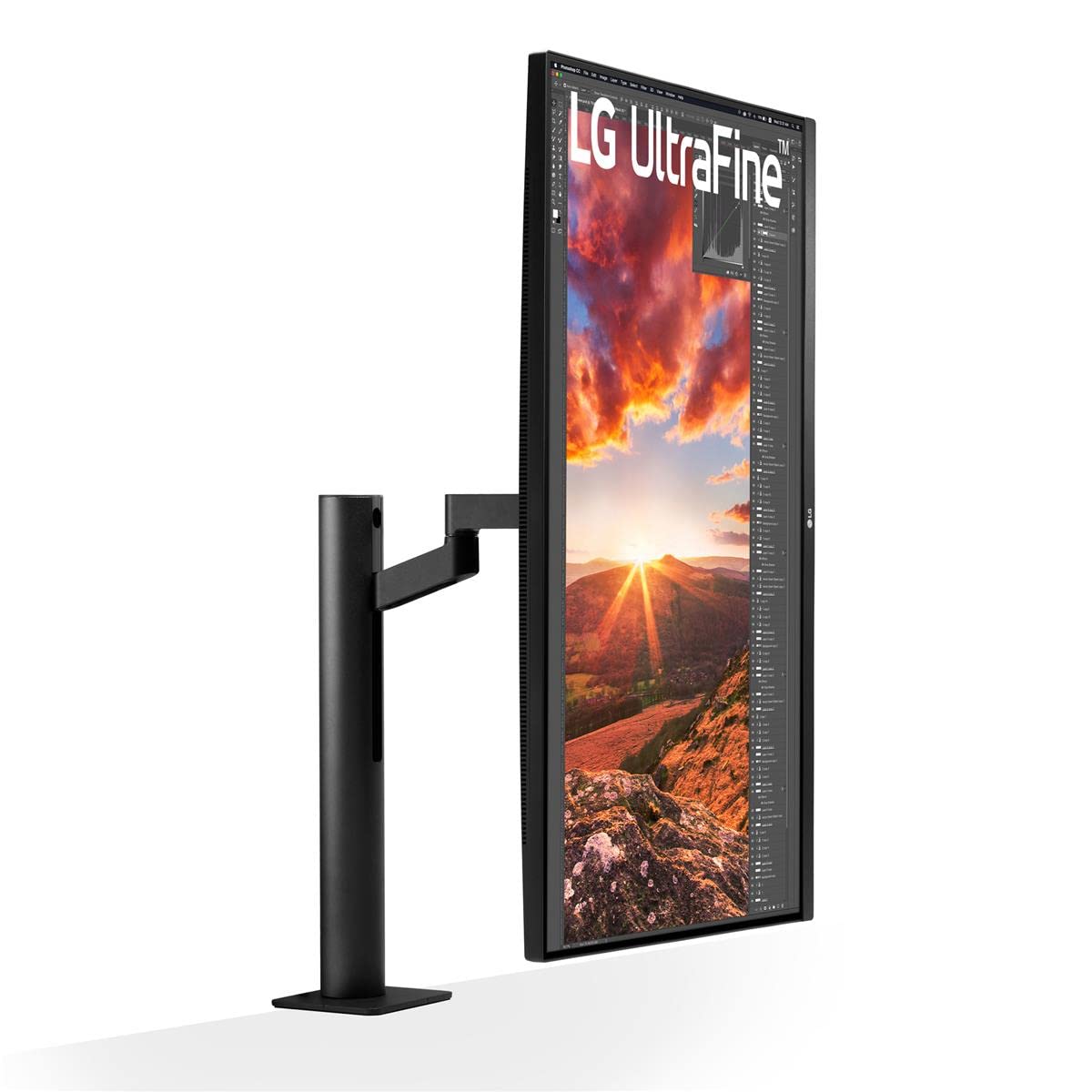 LG 32UN880-B 32" UltraFine Display Ergo UHD 4K IPS Monitor, HDR 10, USB-C, Black