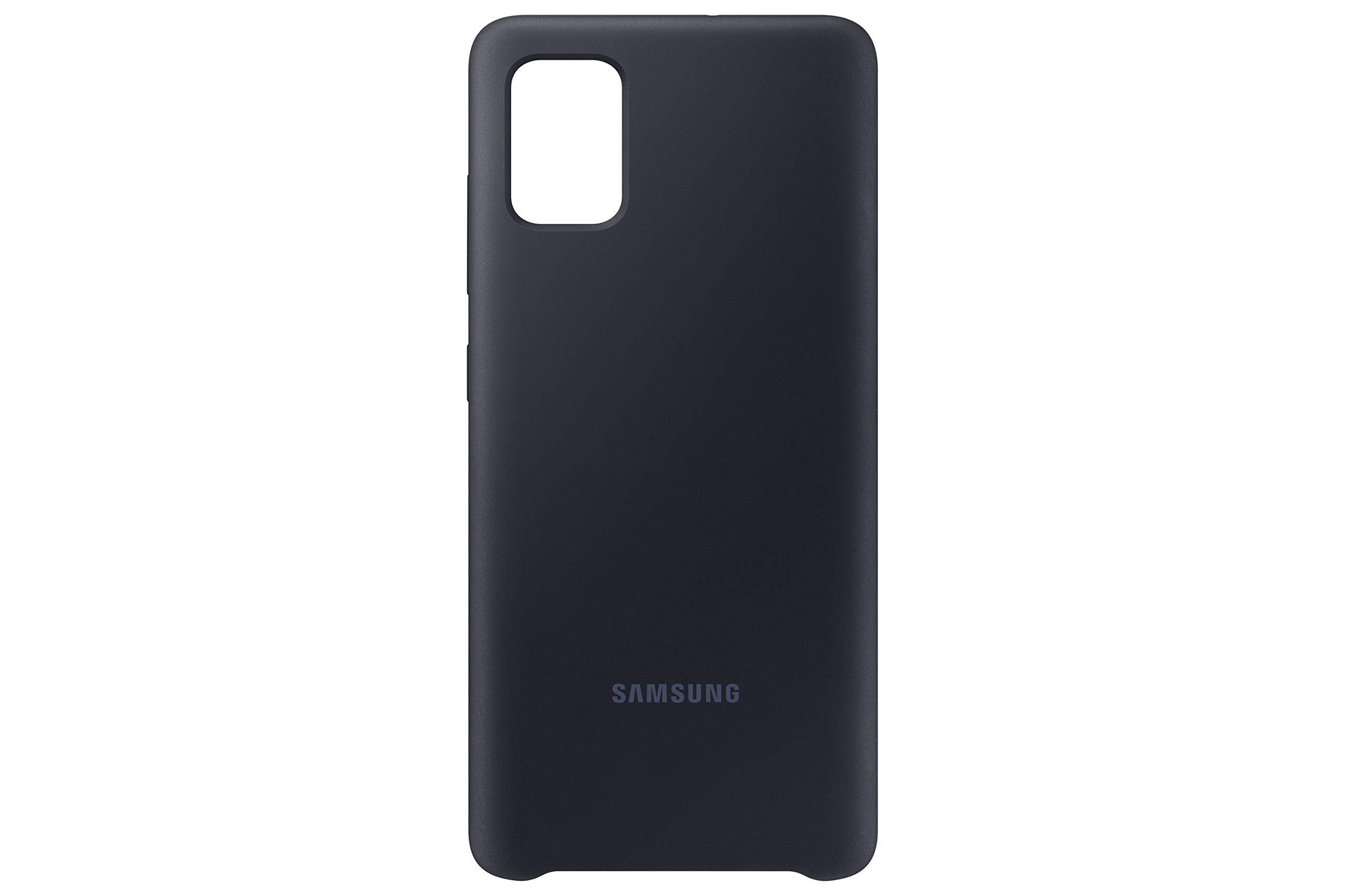 Samsung Original Galaxy A51 Soft Touch Silicone Cover/Mobile Phone Case - Black