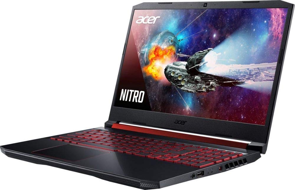 Acer Nitro 5 An515-54-51M5-15.6 - I5-9300H - Nvidia Gtx 1650-8Gb - 1Tb Hdd+128Gb Ssd, Black