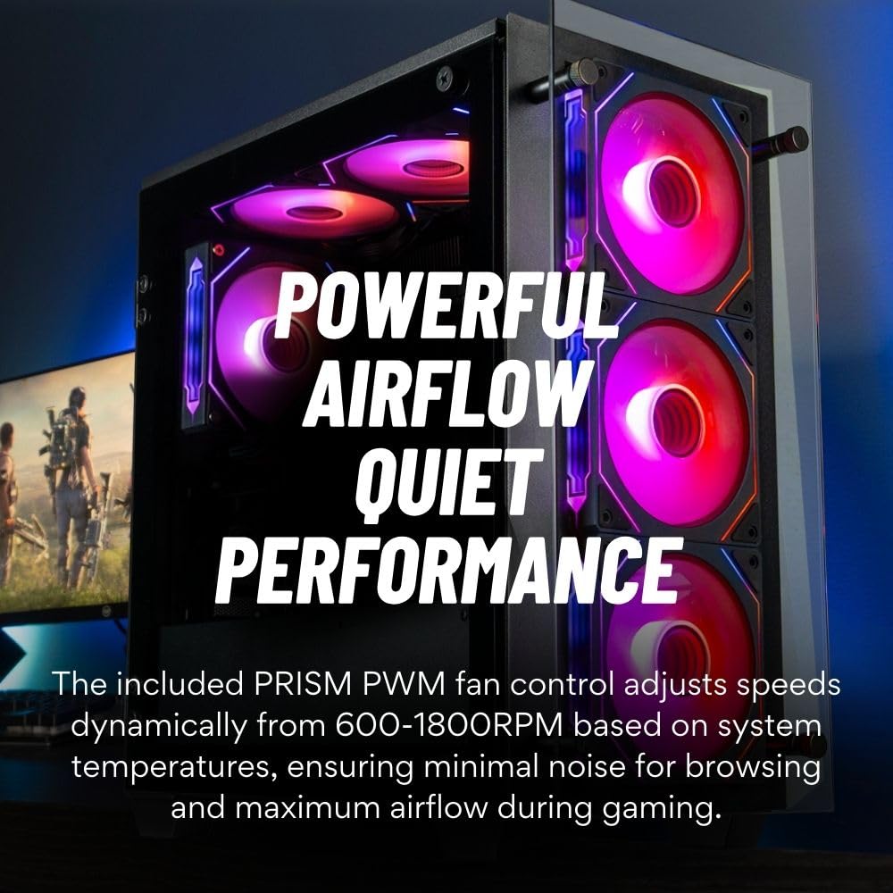 Stratos Micro Gaming Desktop   Amd Ryzen 7 5700G, 32Gb Ddr4 Ram, 512Gb Nvme Ssd + 1Tb Hdd, Integrated Radeon Graphics, Wifi, Win