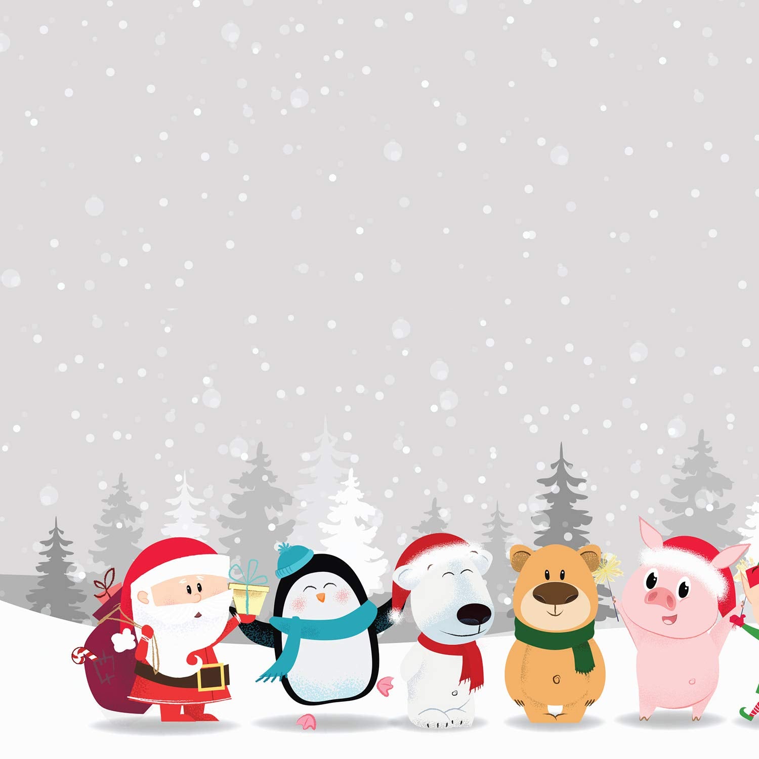 Great Papers! Winter Friends Letterhead, 8.5'' X 11'', 80 Count (2019120)