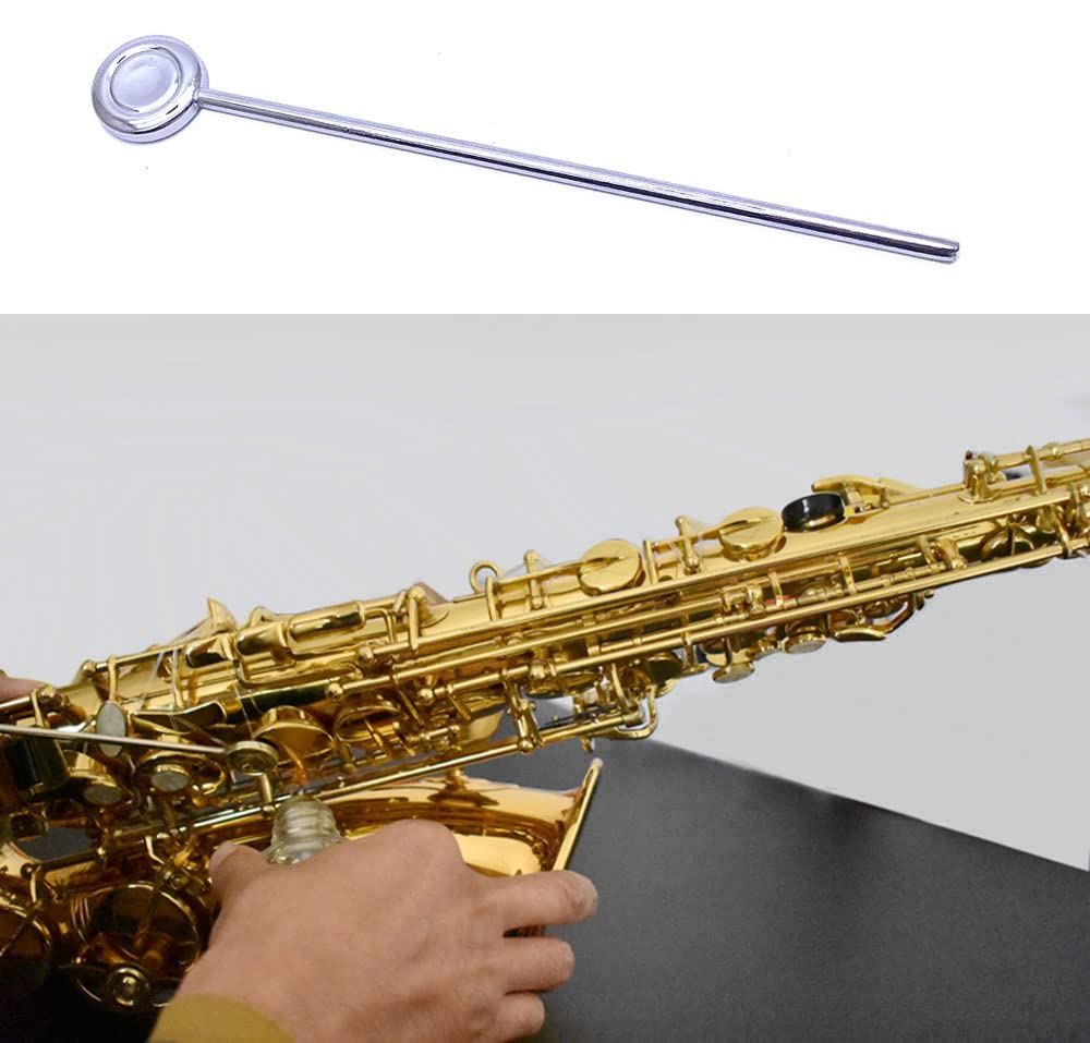 Jiayouy Woodwind Instrument Repair Tool Kit Stainless Steel Key Cover Adjusting Dual Head Spring Hook Key Buttons Protector For