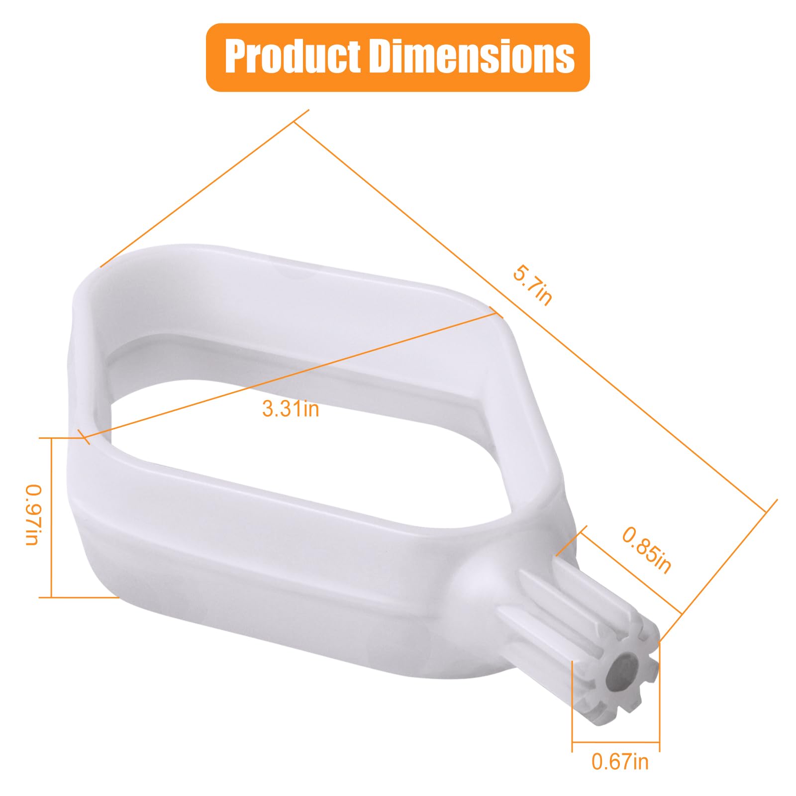 Rugam Cookie Paddles For Bosch Universal Kitchen Machine Designed For Use With Metal Drivers,Food Grade Ideal For Bosch Universa