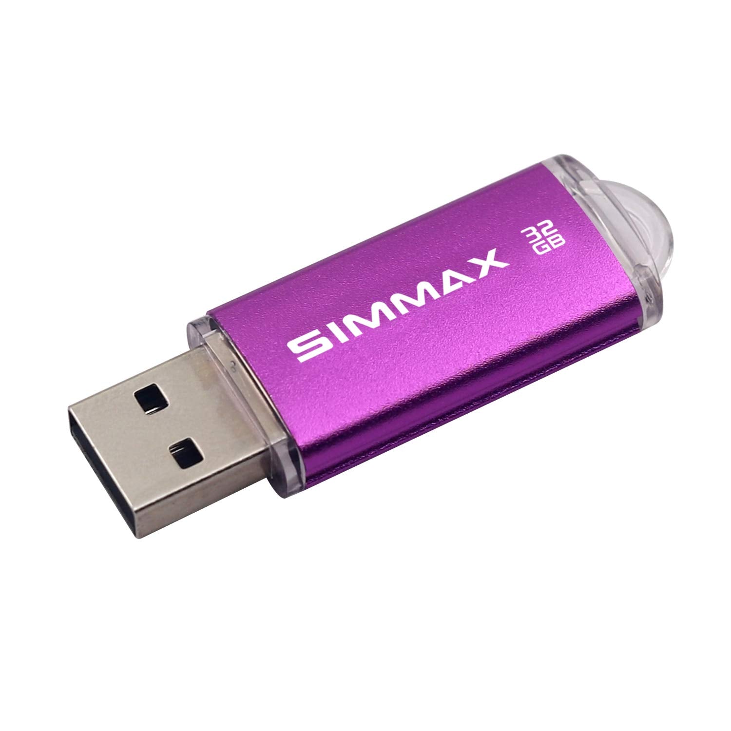 Simmax Memory Stick 32Gb Usb 2.0 Flash Drives Thumb Drive Pen Drive (32Gb Purple)