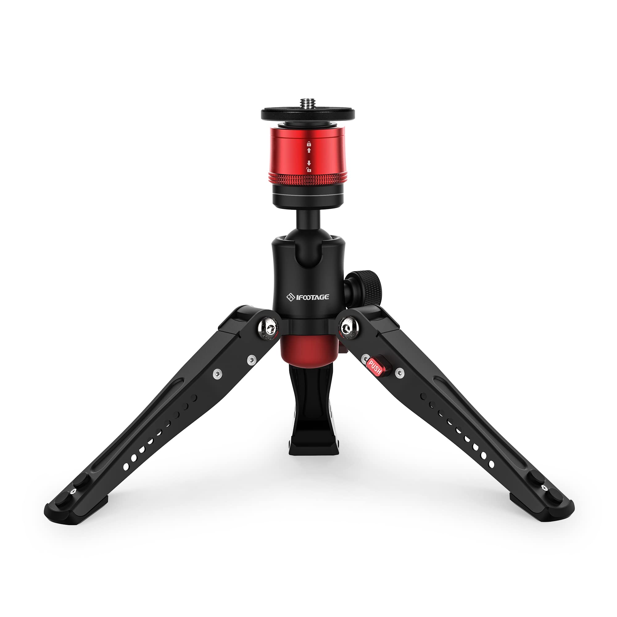 Ifootage Small Tripod, Professional Mini Tripod For Photography, Tabletop Tripod For Photography, Aluminum Heavy Duty, Desktop T