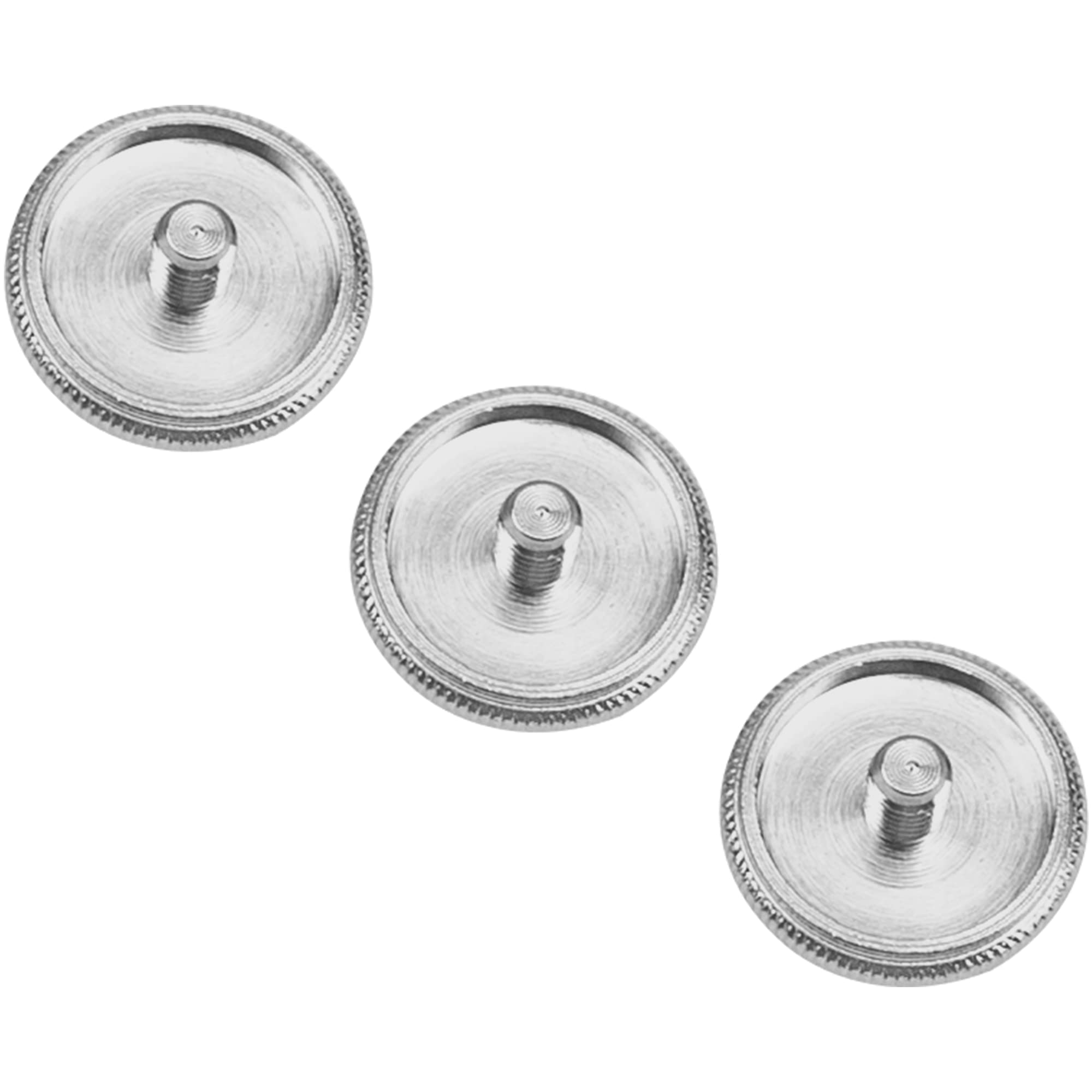 3Pack Yootones Trumpet Valve Finger Buttons Trumpet Key Buttons Caps Replacement Repairing Musical Instruments (Stripes)