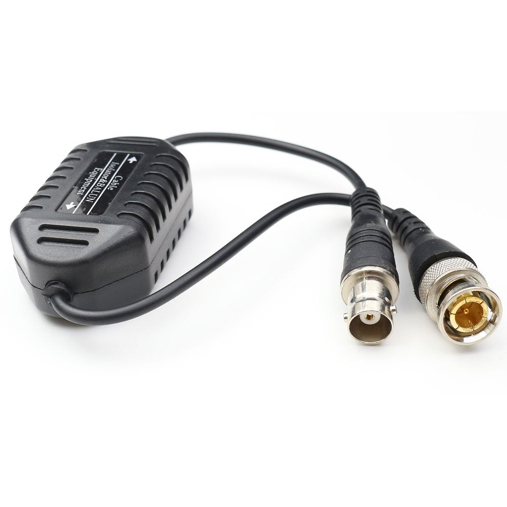 Anhan Bnc Ground Loop Isolator Cctv Video Balun, Bnc Male To Bnc Female Adapters Connecter Coaxial Security Camera Ground Loop I