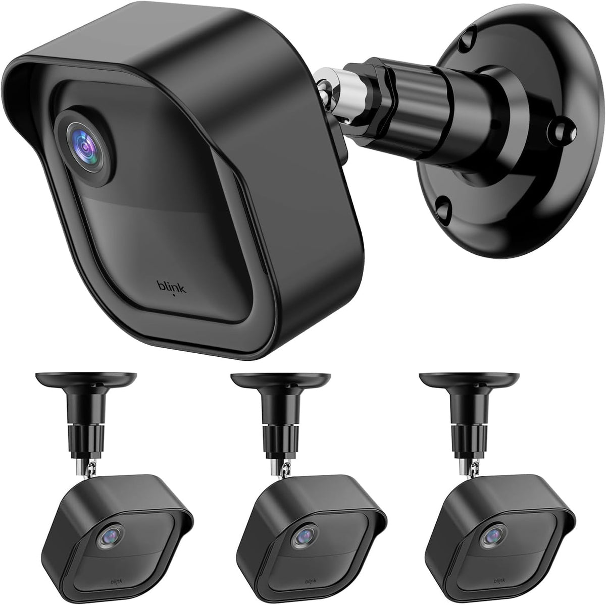 Wall Mount Bracket For Blink Outdoor 4 (4Th Gen) & Blink Outdoor 3 (3Rd Gen) Camera, Weatherproof Protective Cover Case And 360