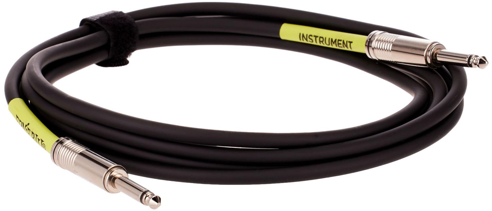 Ernie Ball Instrument Cable, Straight/Straight, 10Ft, Black (P06048)