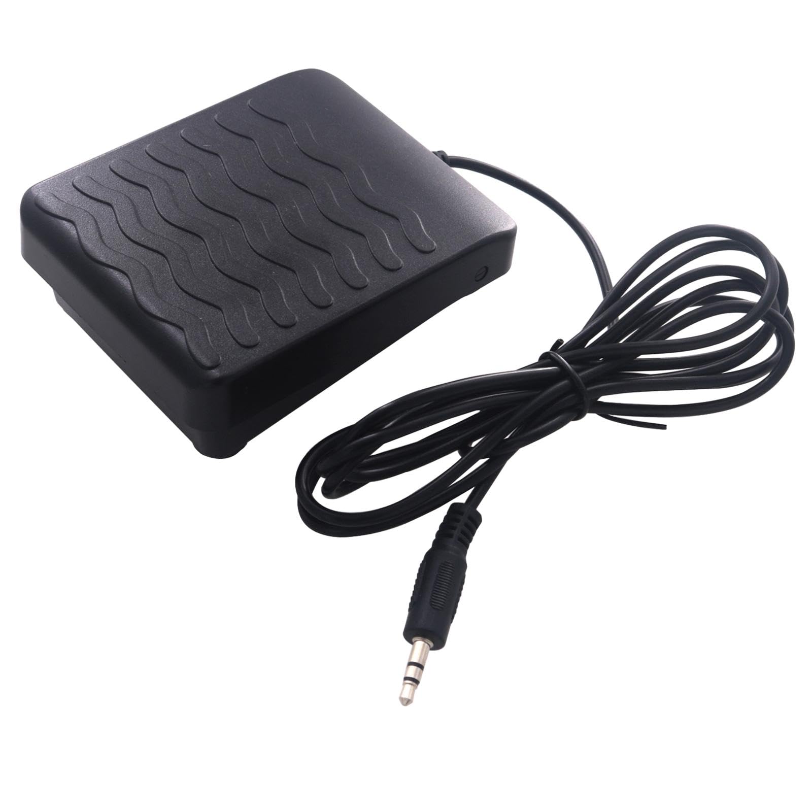 Vaveren Piano Sustain Pedal Electric Piano Sustain Foot Pedal 3.5Mm Jack With 1.8M Cable Sturdy Piano Keyboard Pedal For Trainin