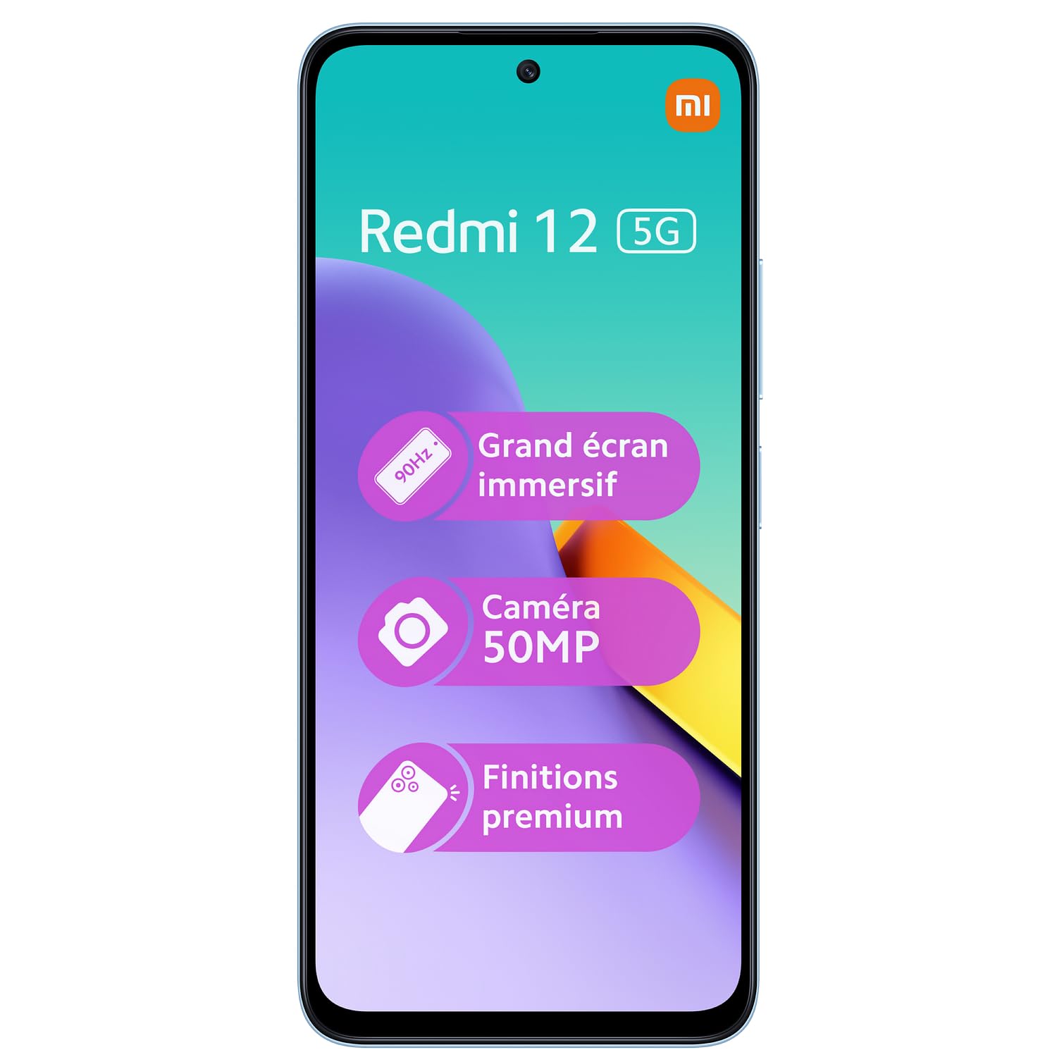 Redmi Xiaomi 12 5G + 4G Lte (For Tmobile Mint Tello Global)Global Unlocked 6.79 50Mp Triple Camera (Sky Blue, 128Gb + 4Gb)