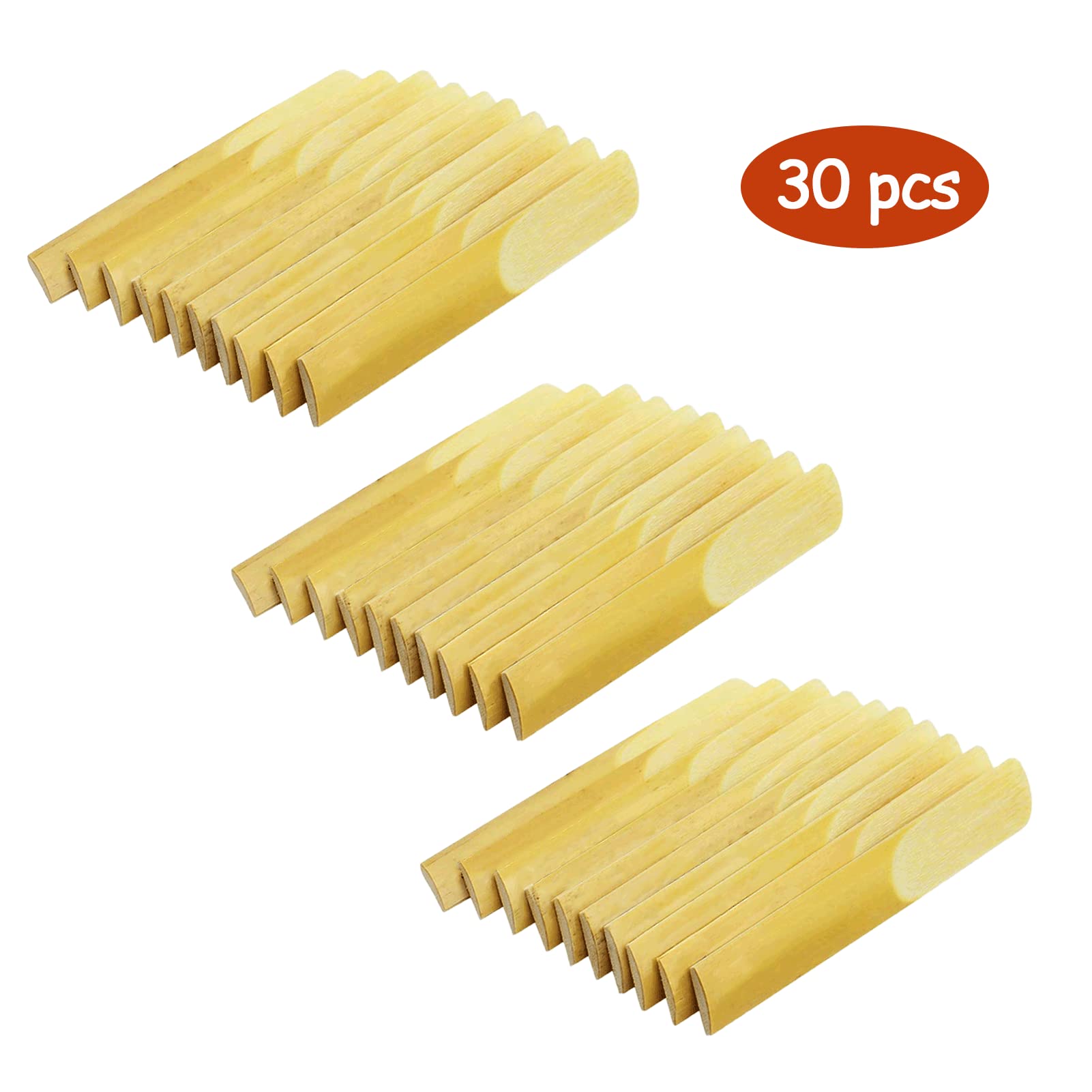 Clarinet Reeds 2.5 Strength 30Pcs