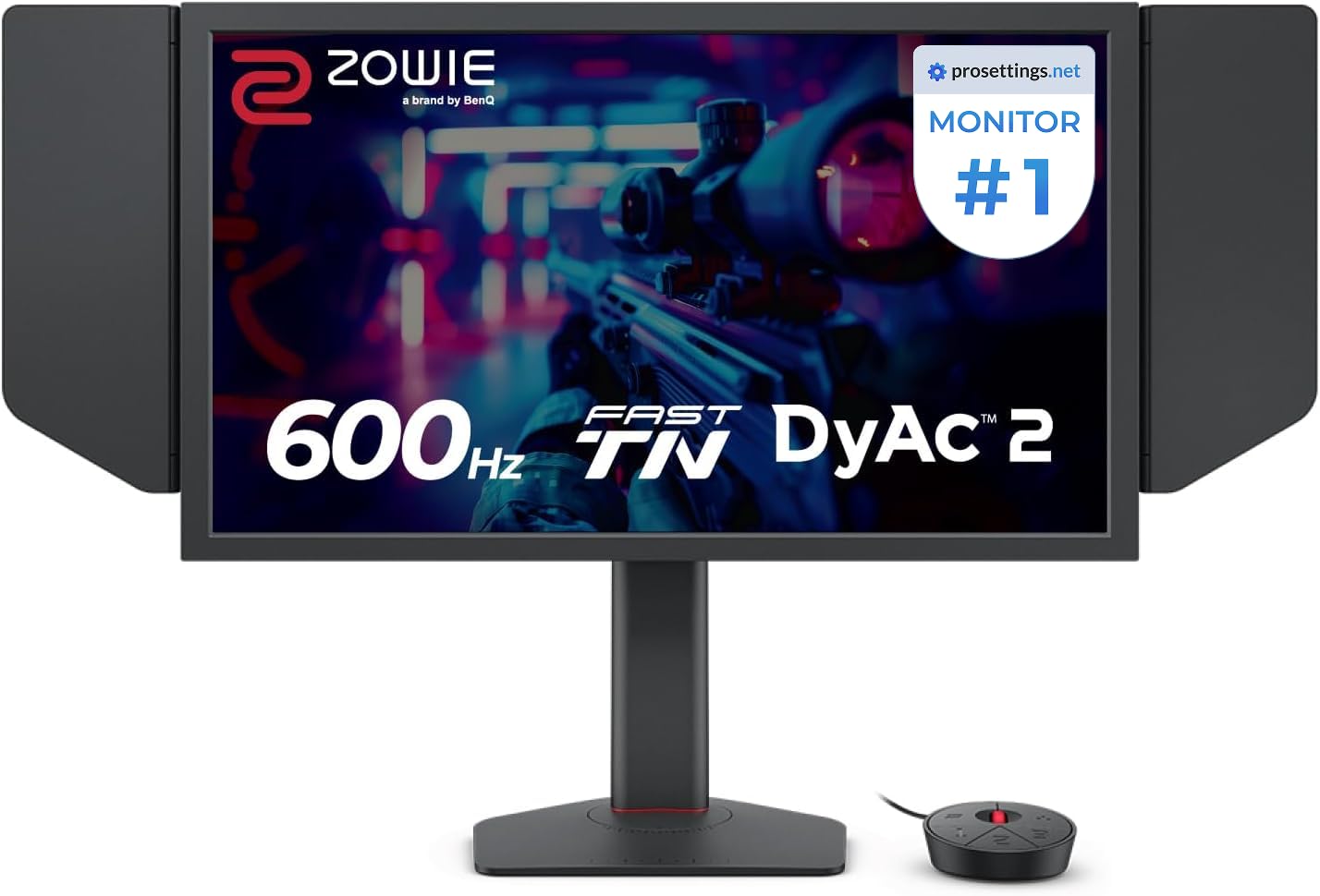 BenQ Zowie XL2586X+ 24.1 New Fast TN 600Hz Gaming Monitor, DyAc 2, 1080p, Auto Game Mode by XL Setting to Share, Height Adjustme