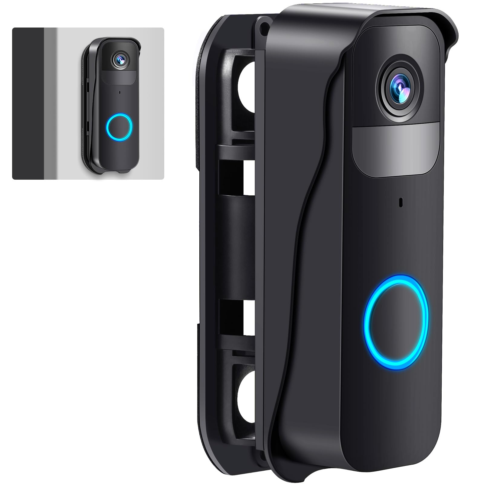 Blink Anti Theft Video Doorbell Door Mount, Adjustable Angle Wall Mount For Blink Video Doorbell Mounting Bracket   Easy Install