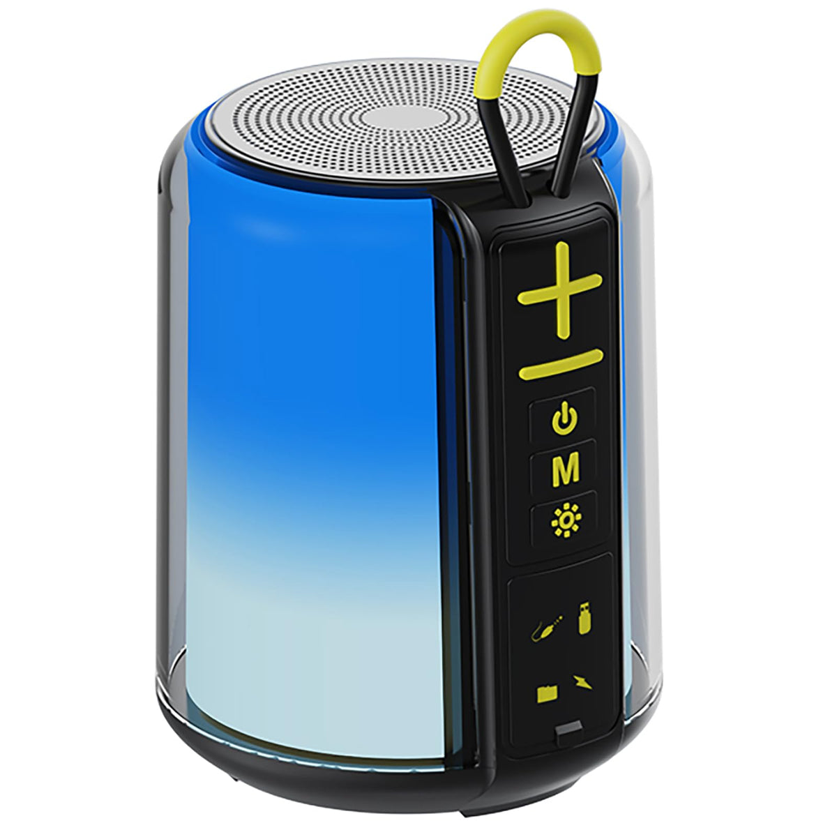 Cofunkool Portable Bluetooth Speaker With Aux Input, 8W Loud Stereo Sound, Rgb Light, Tf Card/Usb Flash Drive Input, Wireless Bt 5.3 Dual Stereo Pairing, For Home Outdoor Travel
