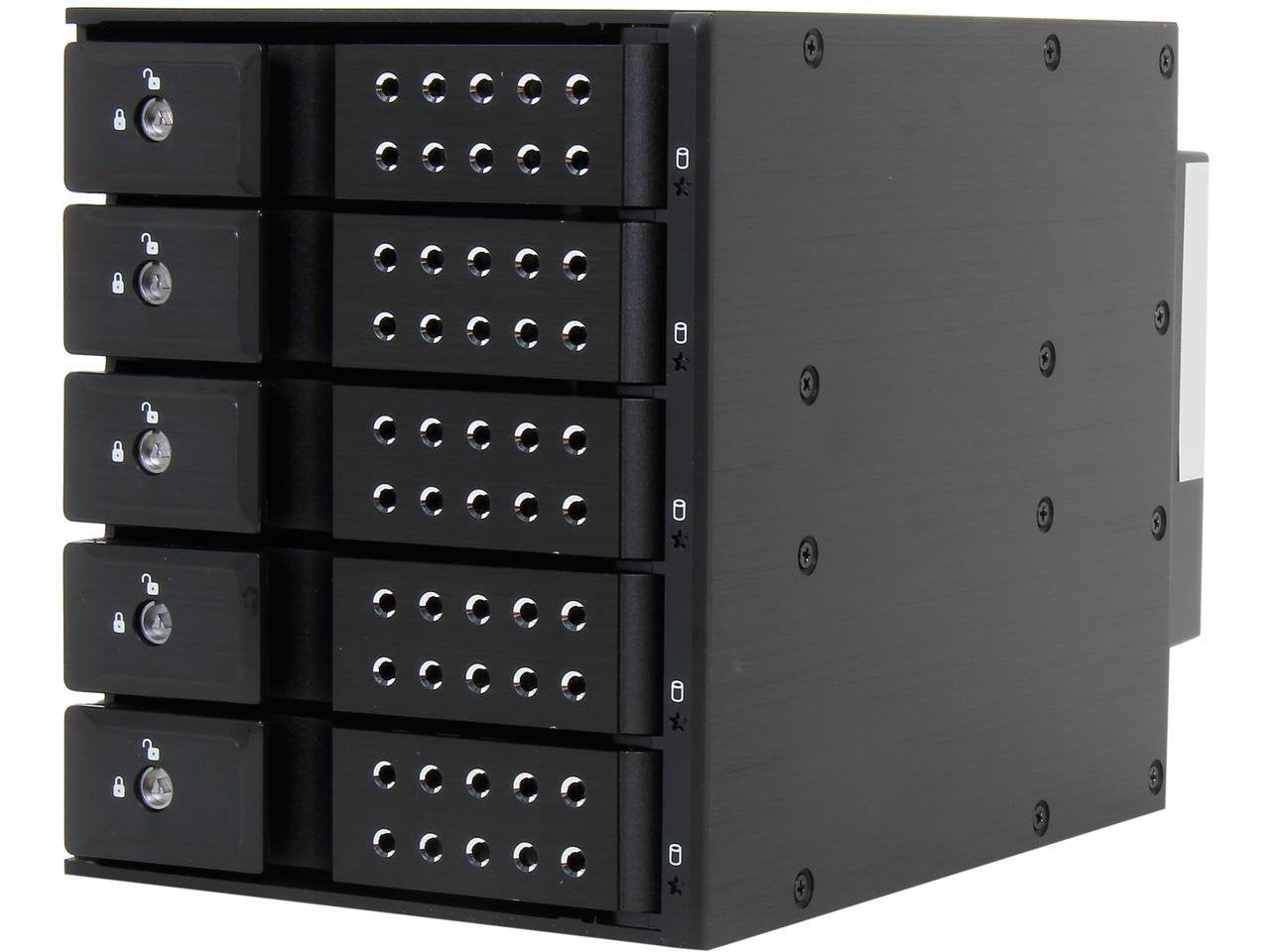 Istarusa Group 3X5.25 To 5X3.5 Trayless Black (Bpn De350Ss Black)