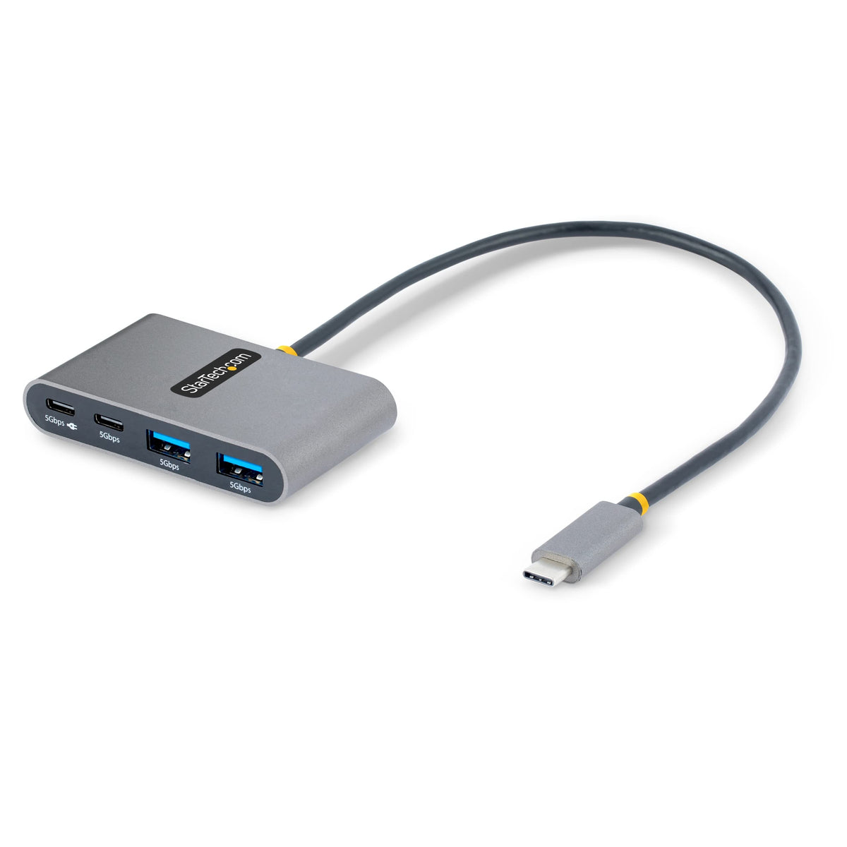 Startech.Com 4 Port Usb C Hub With 100W Power Delivery Pass Through   2X Usb A + 2X Usb C   5Gbps   1Ft (30Cm) Long Cable   Port
