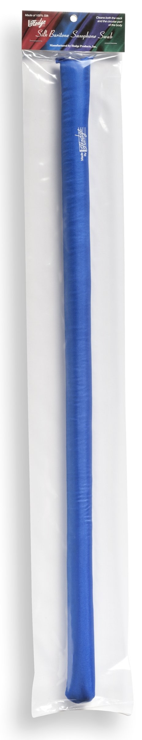 Hodge Silk Baritone Saxophone Swab - Blue