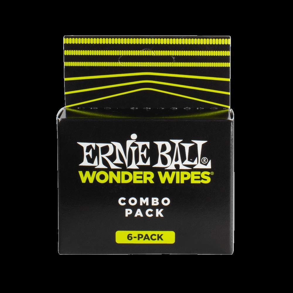 Ernie Ball Wonder Wipes Combo Pack, 6 Pack (P04279)