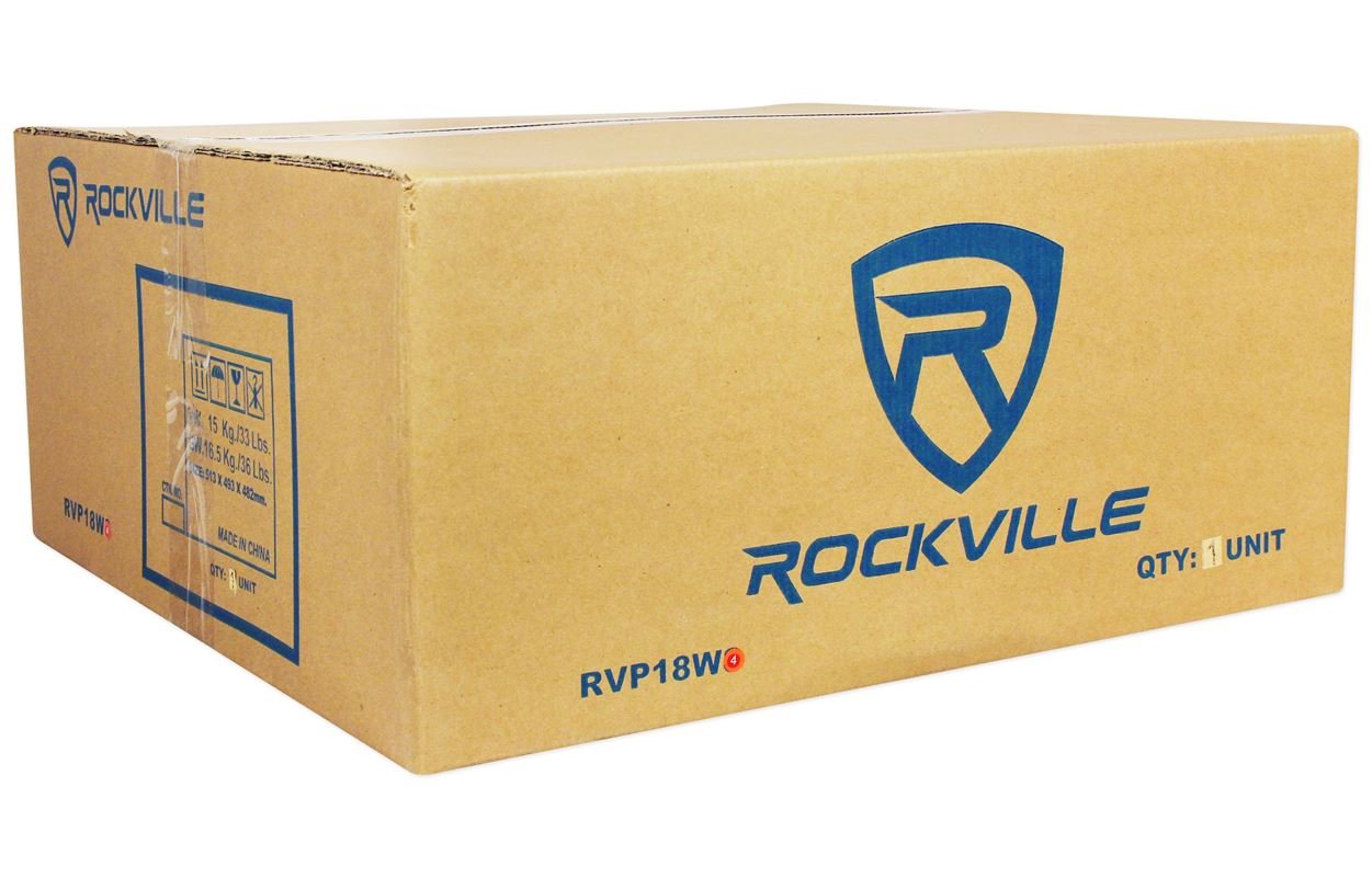 Rockville Rvp18W4 1200 Watt 18'' Raw Replacement Dj Pa Subwoofer 4 Ohm Sub Woofer