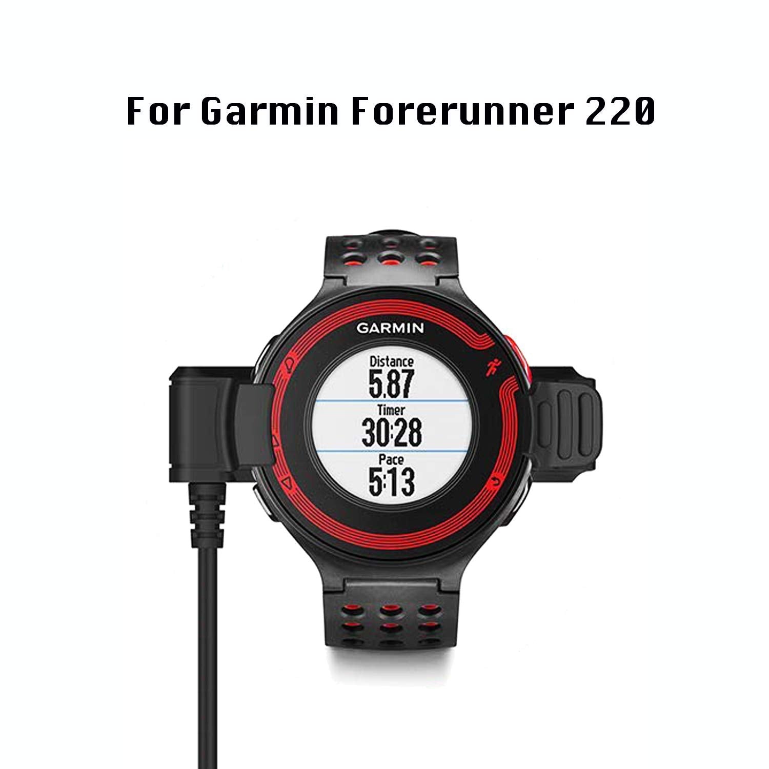 Replacement Charger Compatible With Forerunner 220, Kelifang Replacement Charging Dock Clip Compatible With Forerunner 220 Smart