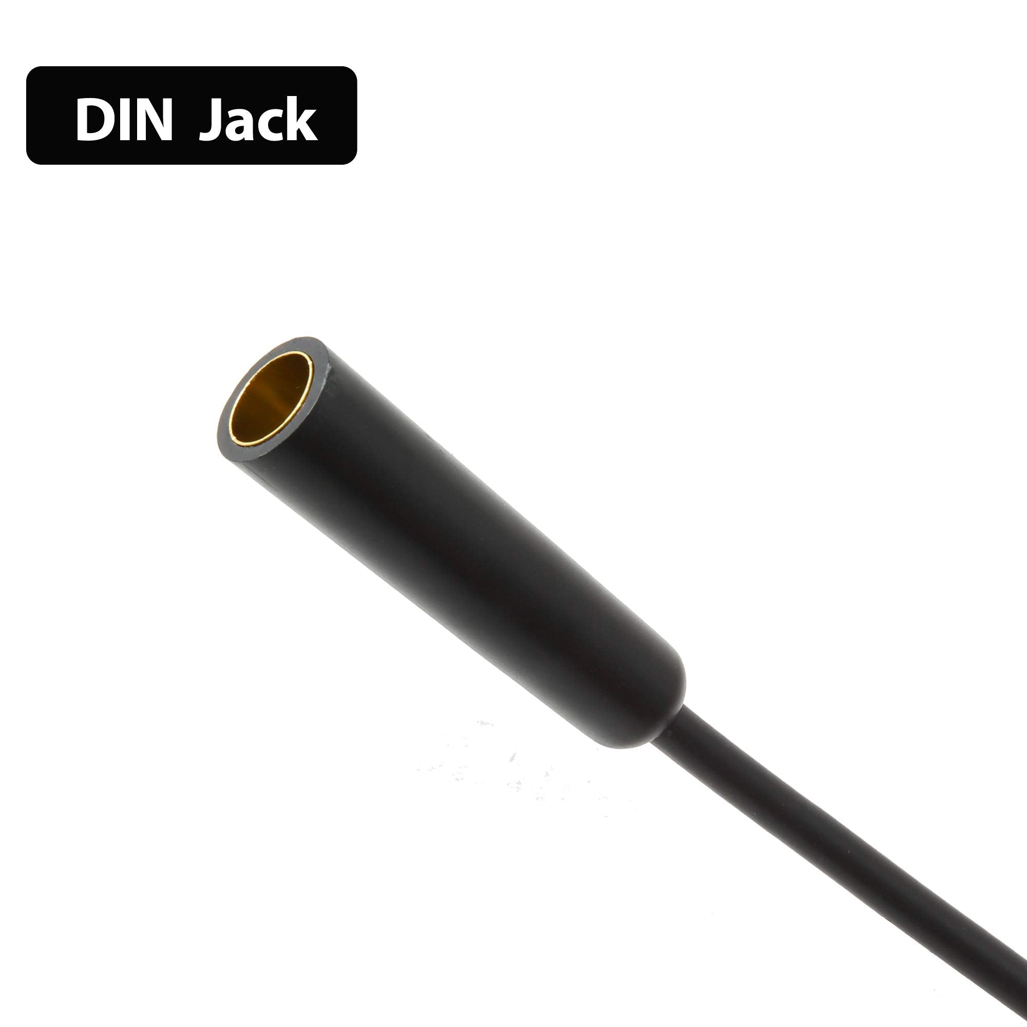 Anina 12� Universal Car Am Fm Radio Antenna Extension Extender Cable Male To Female Antenna Adapter For Auto Stereo