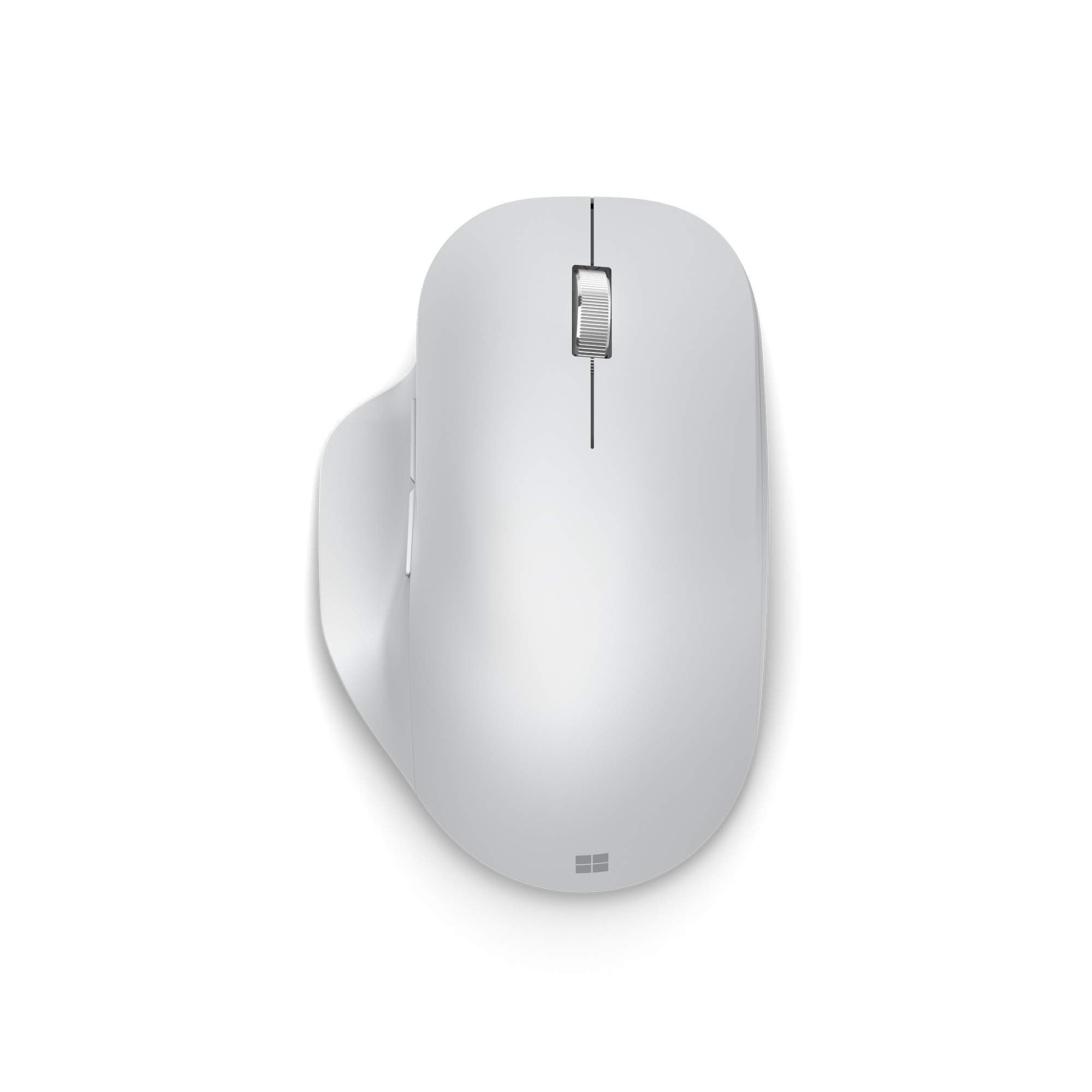 Microsoft Bluetooth Ergonomic Mouse - Glacier With Comfortable Thumb Rest, Up To 15Months Battery Life. Works With Bluetooth Ena