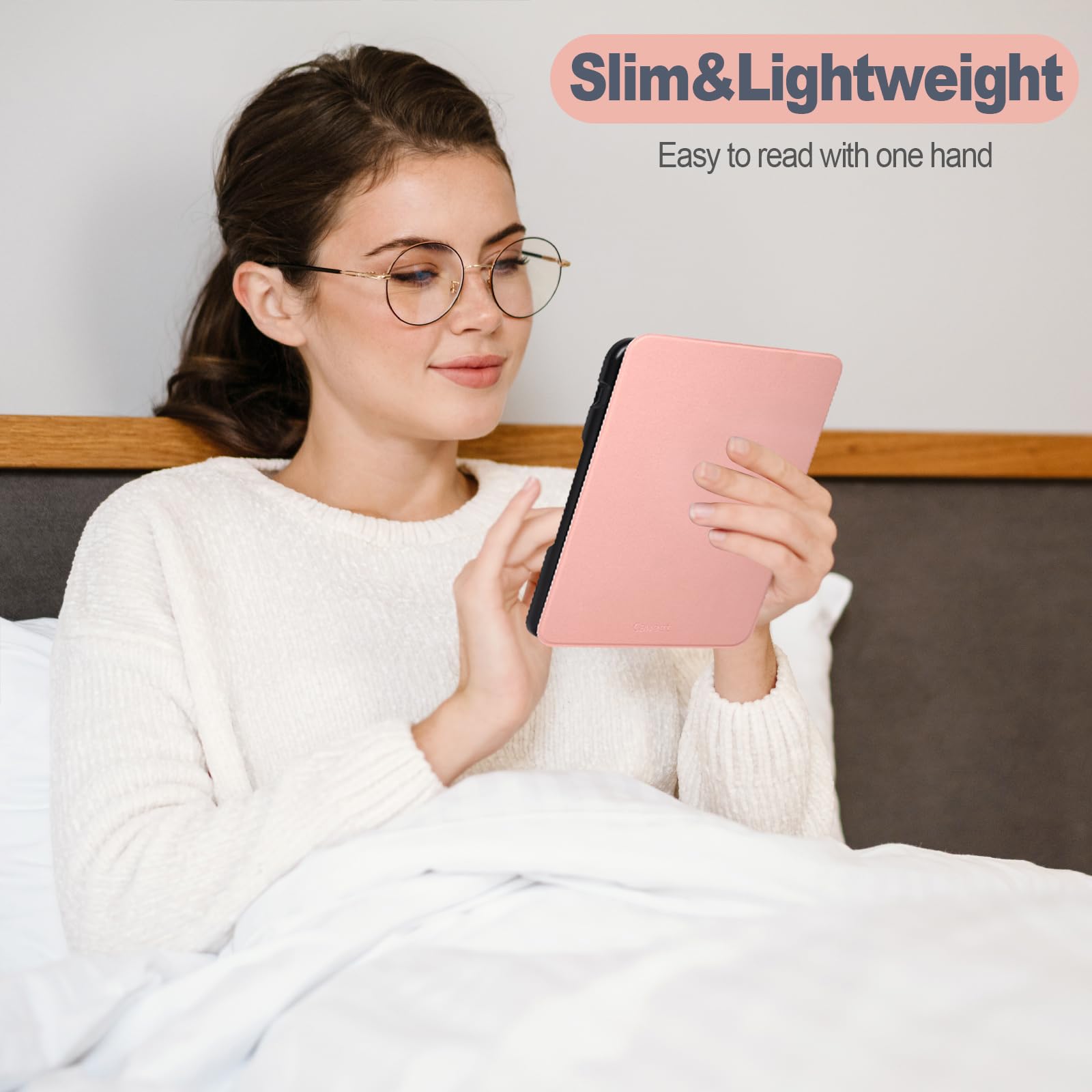 Caweet Case For Nook Glowlight 4 Plus 7.8'' 2023 Release, Ultra Lightweight Pu Leather Shell Cover With Magnetic Closure, Dreamy