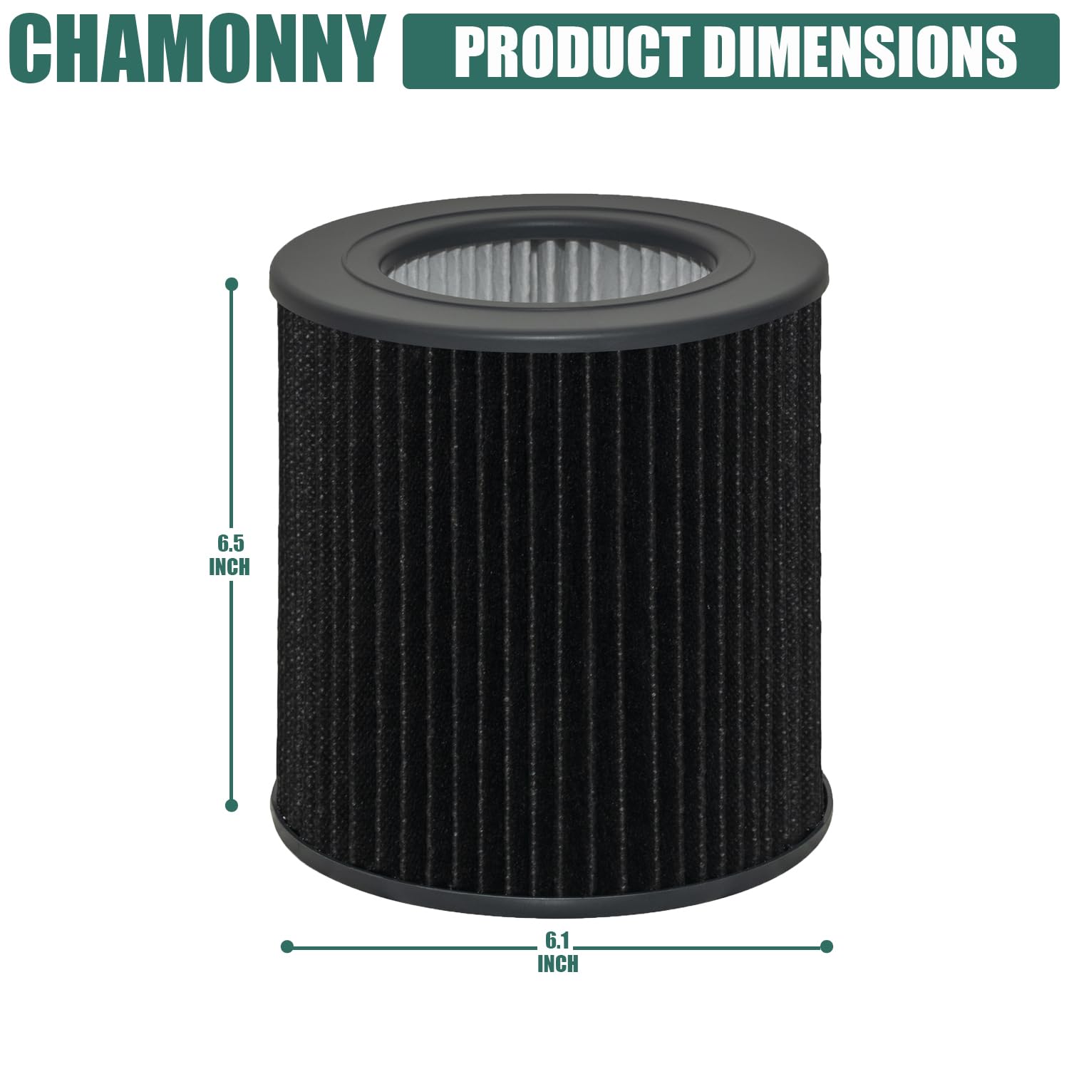 Chamonny Air Mini Peco-Hepa Tri-Power Filter Replacement, Compatible With Molekule Peco-Hepa Tri-Power Air Mini And Air Mini+ Ai