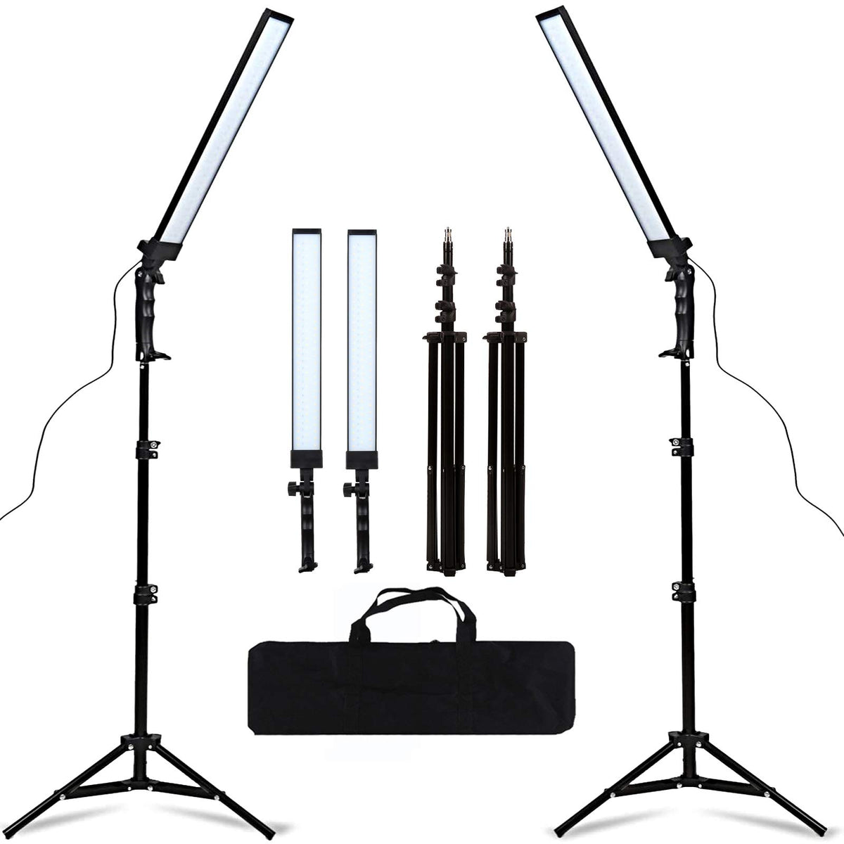 Gskaiwen 180 Led Light Photography Studio Led Lighting Kit Adjustable Light With Light Stand Tripod Photographic Video Fill Ligh