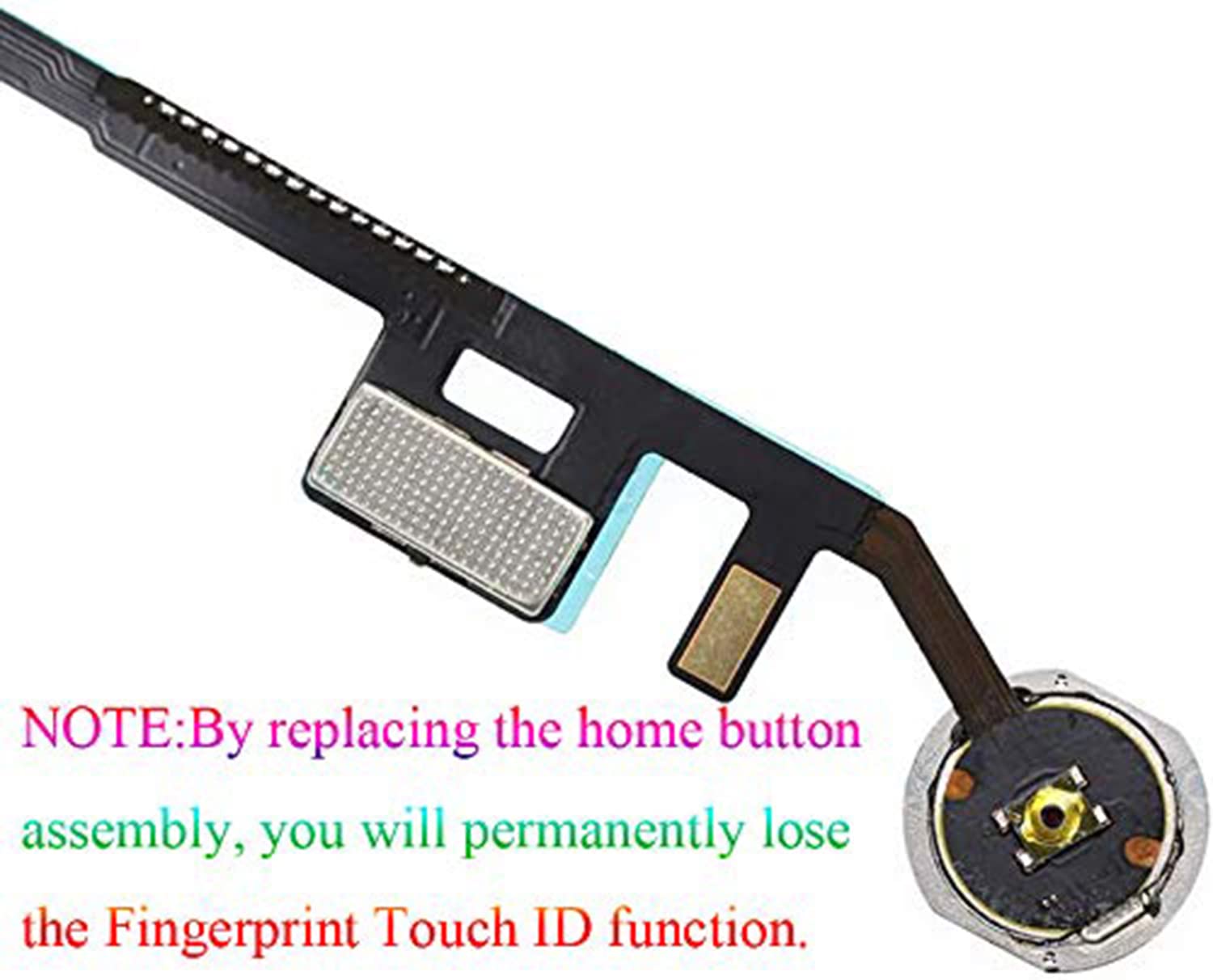 T Phael Black Home Button Replacement For Ipad 10.2'' 2019 7 7Th Gen (A2197 A2198 A2200), 2020 8 8Th Gen (A2270 A2428 A2429 A243