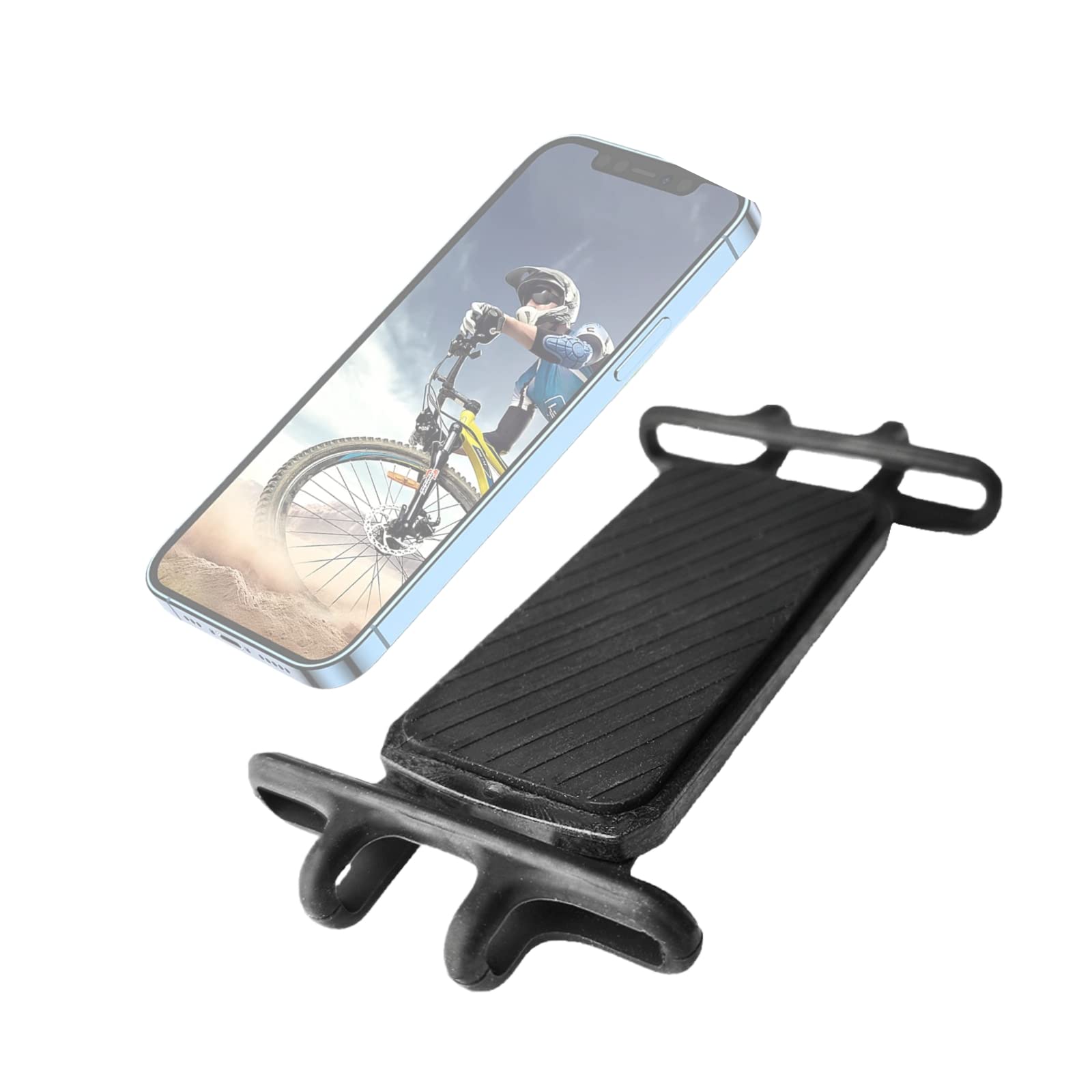 Nelbons Bike Phone Holder Compatible With Most Phones,Compatible With Bryto N Bicycle Bracket Mount Adapter,Detachable Universal