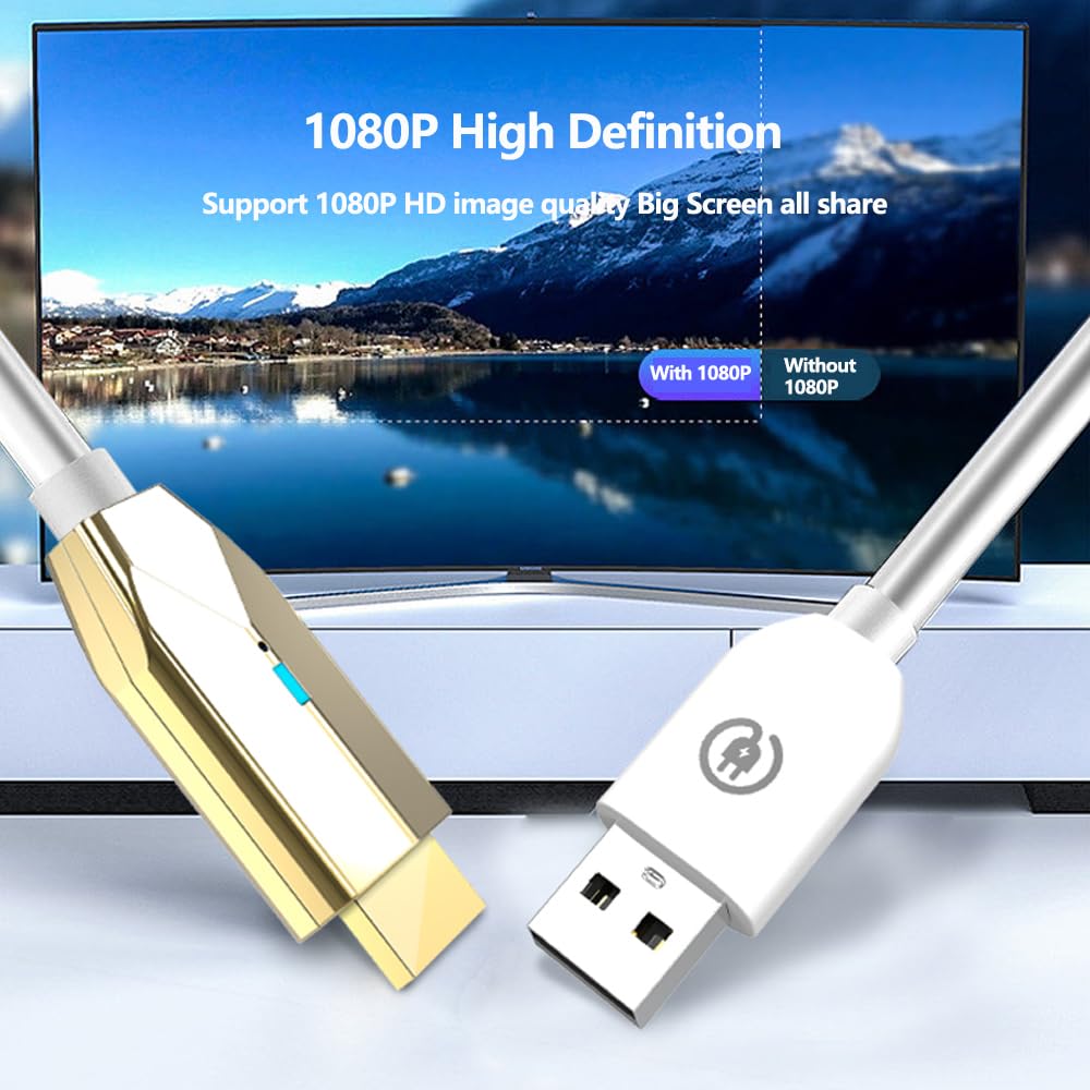 Wireless Hdmi Transmitter And Receiver   165Ft/50M, For Laptops, Tv Box, Ps4/5, Cameras To Project To Tv/Projector/Monitor Plug And Play, Portable 1080P@60Hz Wireless Hdmi Extender.
