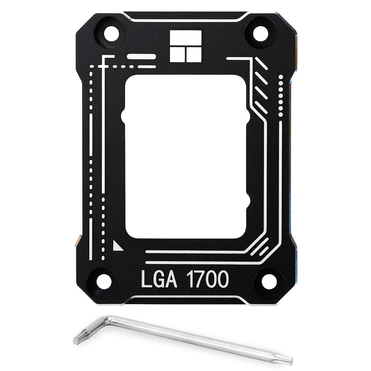 Thermalright Lga1700 Bcf Black 12/13/14Th Cpu Straightening Anti Bend Bracket, Bendy Platen, Intel 13/14Th Gen Cpu Fixing Fasten