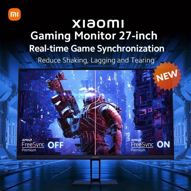 Xiaomi Gaming Monitor 27In 165Hz 1Ms Gtg 1920*1080 Fast Ips Hdr10 Freesync Premium Professional Calibration 99% Srgb 178 Wide An