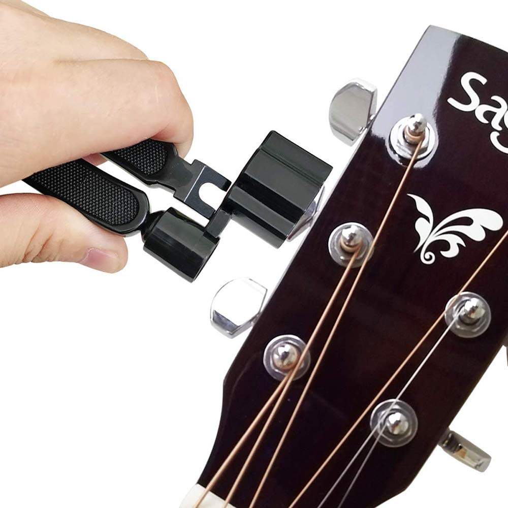Guitar String Winder Cutter And Bridge Pin Puller 3 In 1 Guitar Tool For Repairing Restringing