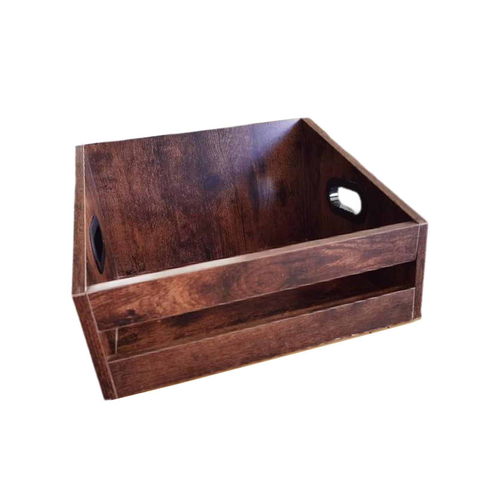 Atorse Vinyl Record Storage Wooden Music Album Storage Rack For Comics Albums Books