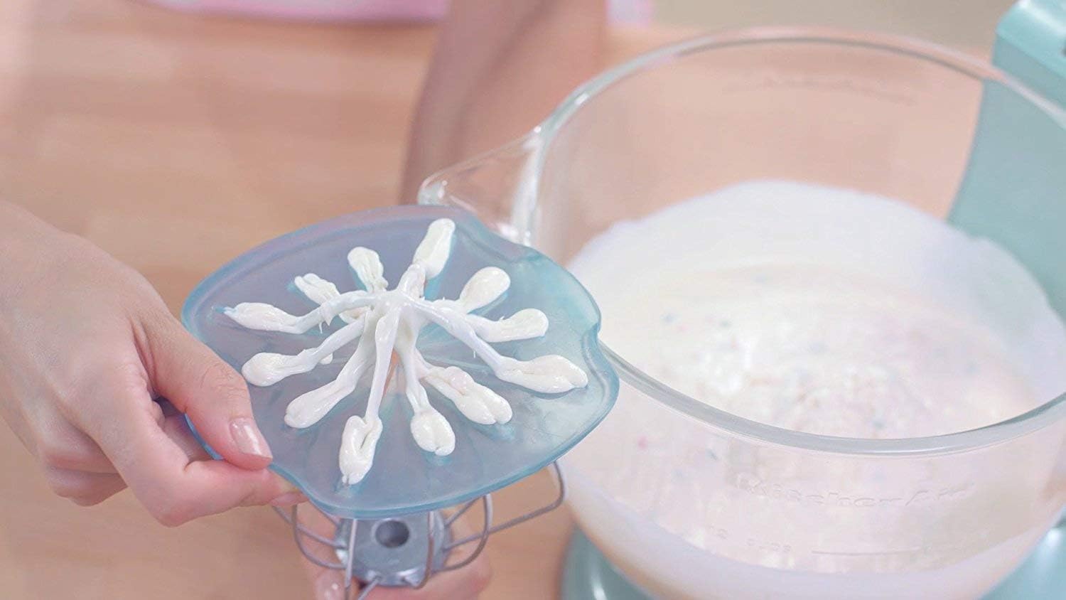 Whisk Wiper Pro For Stand Mixers   Mix Without The Mess   The Ultimate Stand Mixer Accessory   Compatible With Kitchenaid Stand