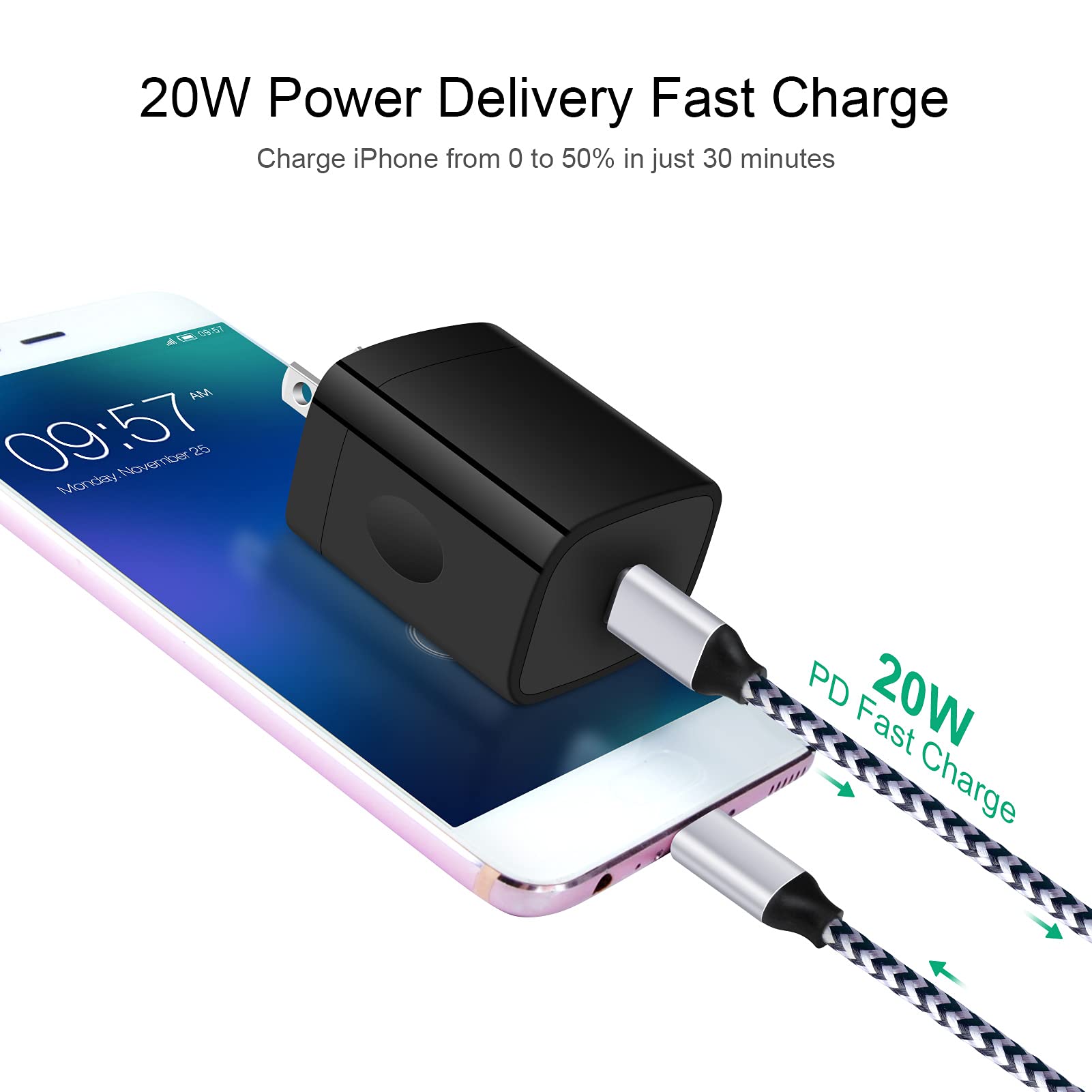 20W Usb C Wall Charger Block Fast Adapter For Samsung Galaxy A56 A36 A26 Z Fold 7 5 6 Flip 7 Fe 5 6 A15 A14 A53 A54 A73 A23 A71