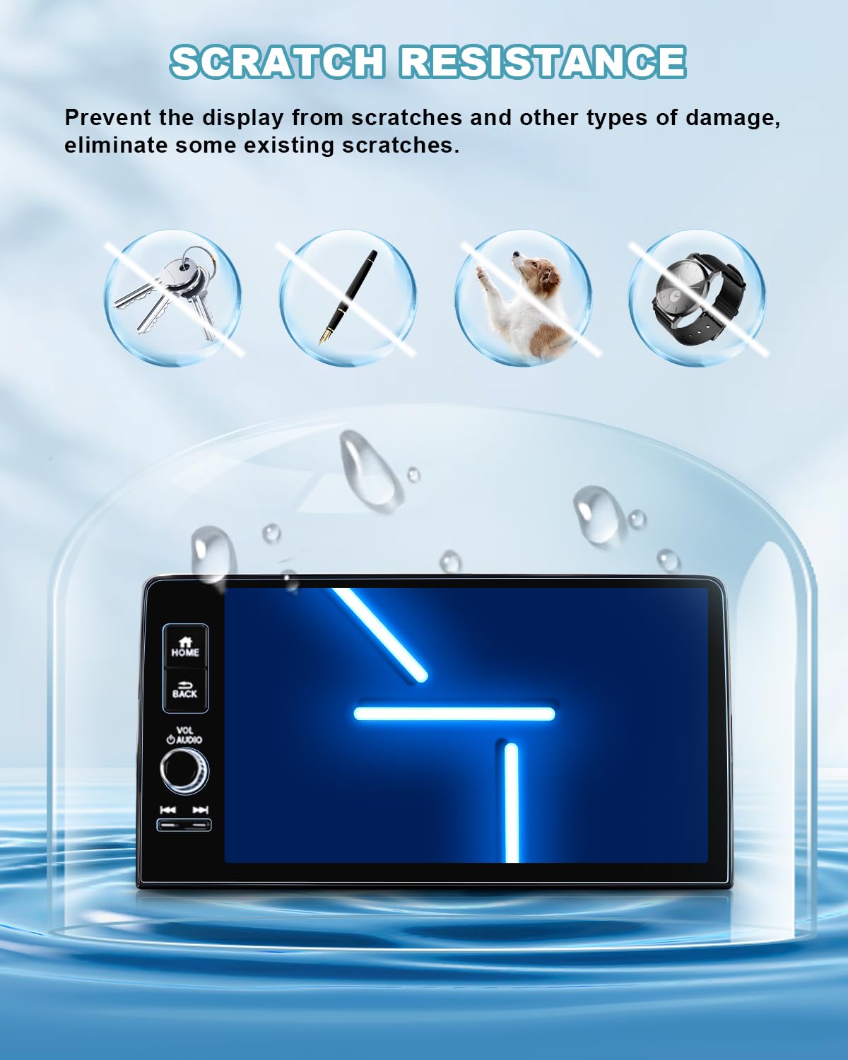 Cdefg 2 Pack Anti Reflection Screen Protector Compatible With 2023 2025 Honda Cr V Civic Pilot Acura Integra Hr V 2024 2025 Ridgeline 9 Inch, Anti Glare Hd 2025 Honda Cr V Accessories